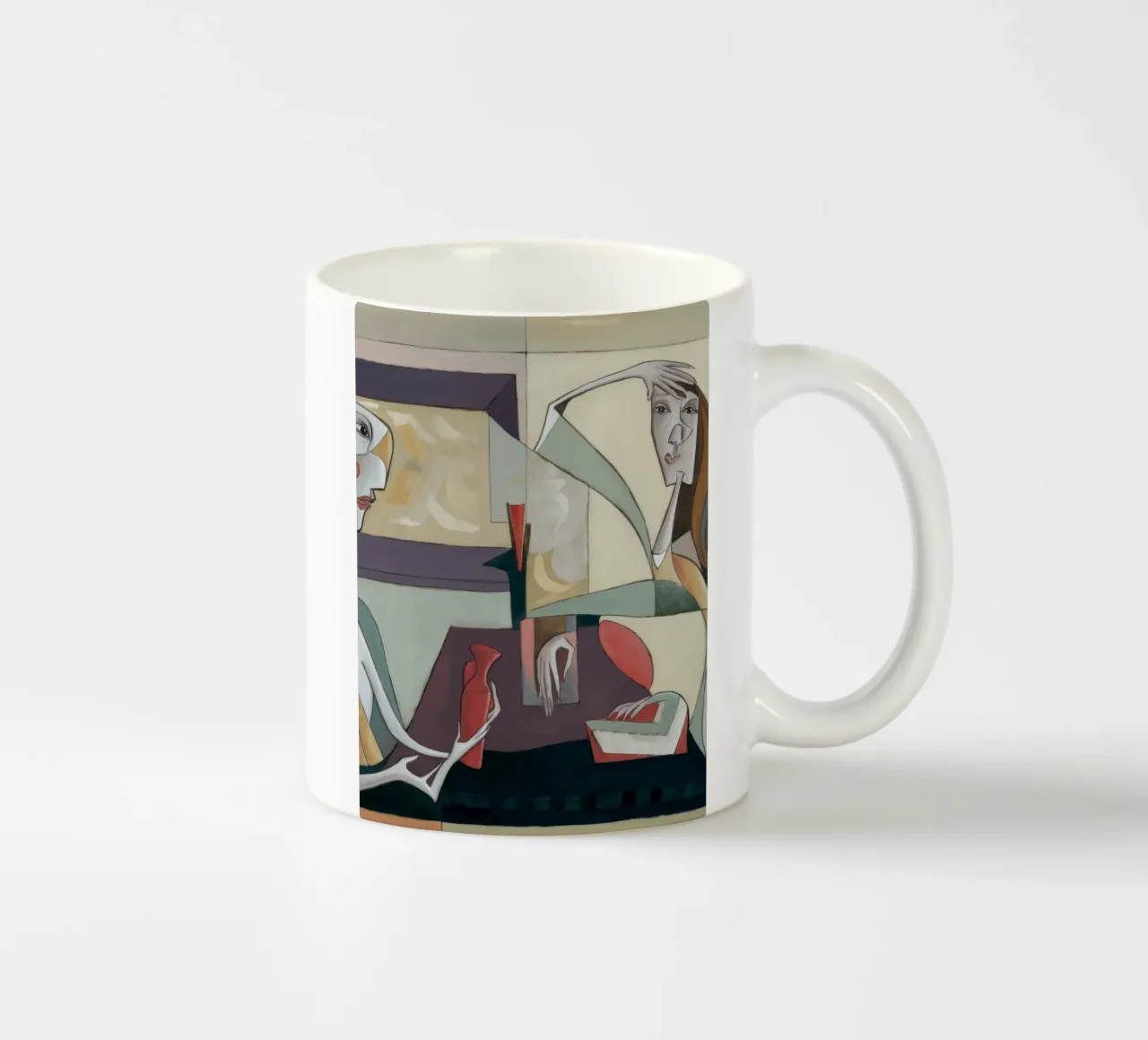 Immobilità riflessiva tazza in ceramica da Crimson Whisper