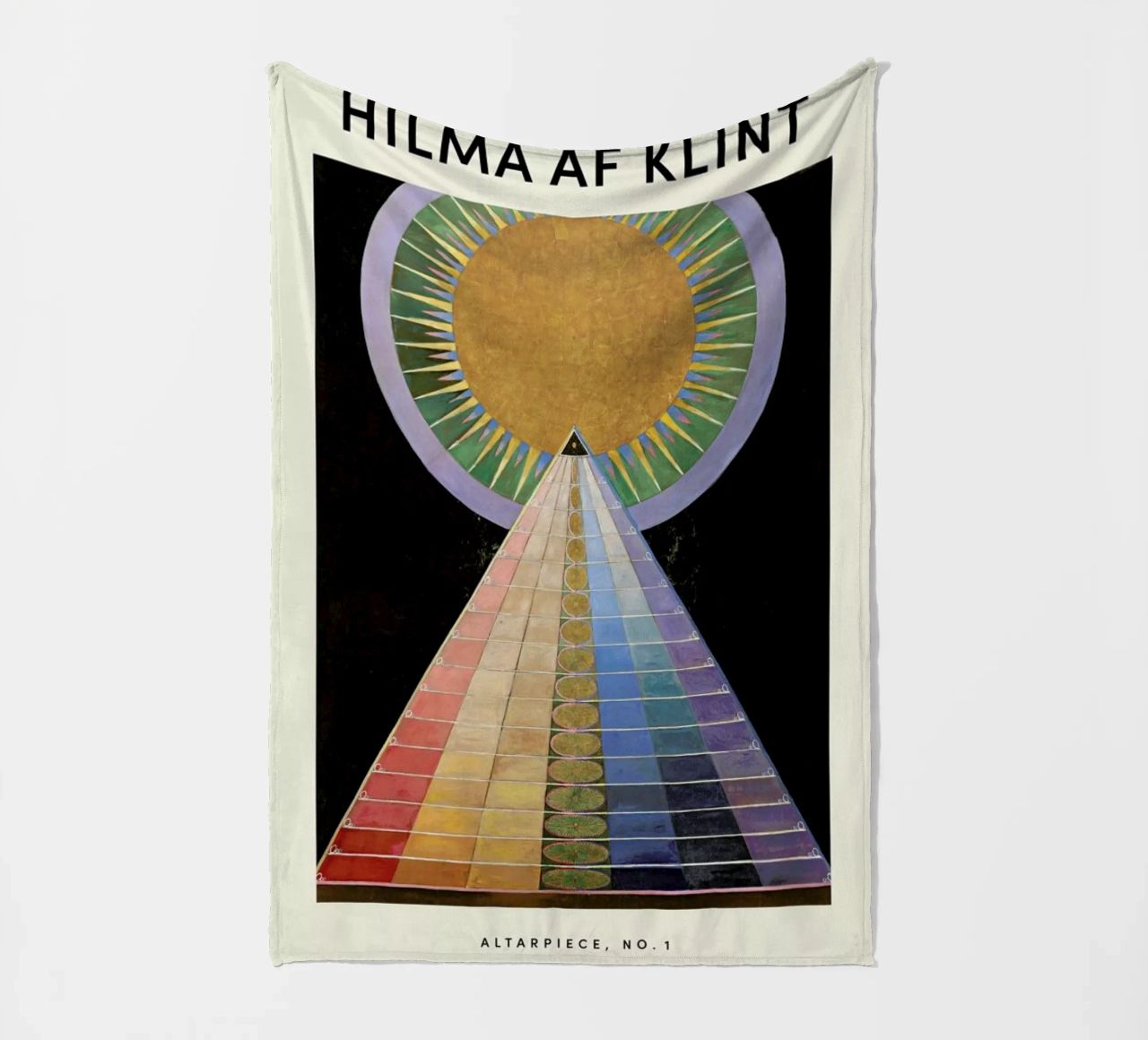 Hilma af Klint - Altarpiece, No. 1 coperta in pile da Vintage by JUNIQE