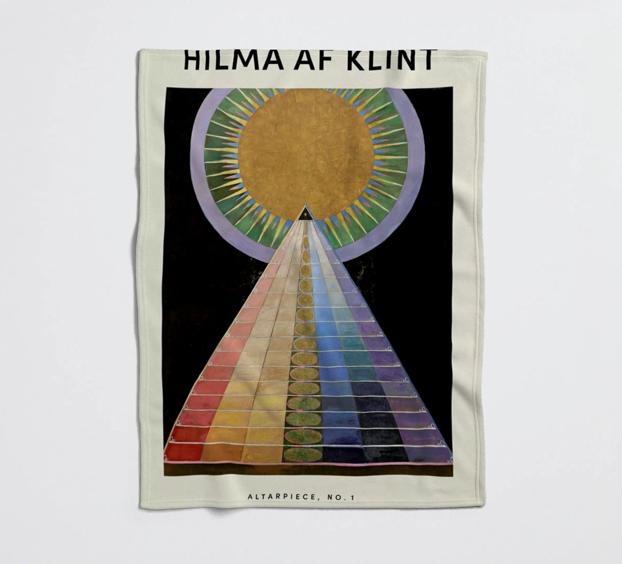 Hilma af Klint - Altarpiece, No. 1 coperta in pile da Vintage by JUNIQE