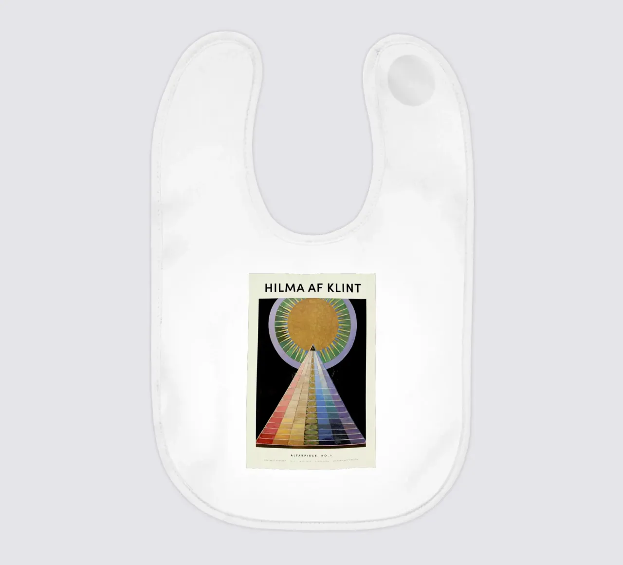 Hilma af Klint - Altarpiece, No. 1 baby bib by Vintage by JUNIQE