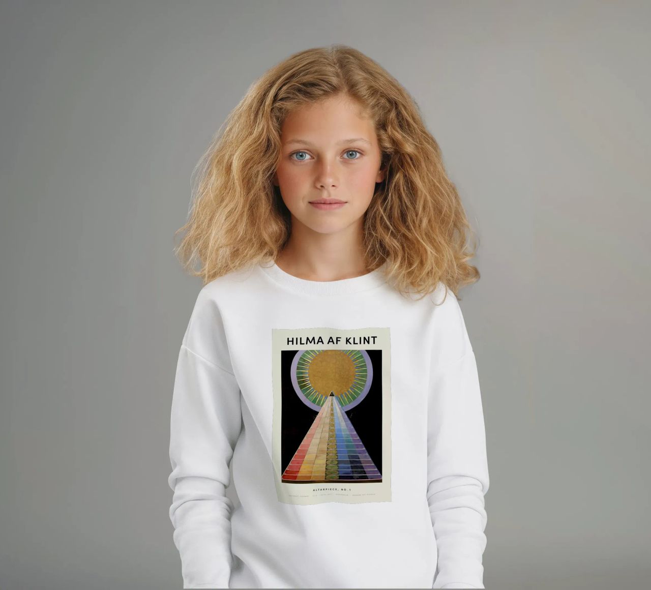 Hilma af Klint - Altarpiece, No. 1 felpa bambino da Vintage by JUNIQE