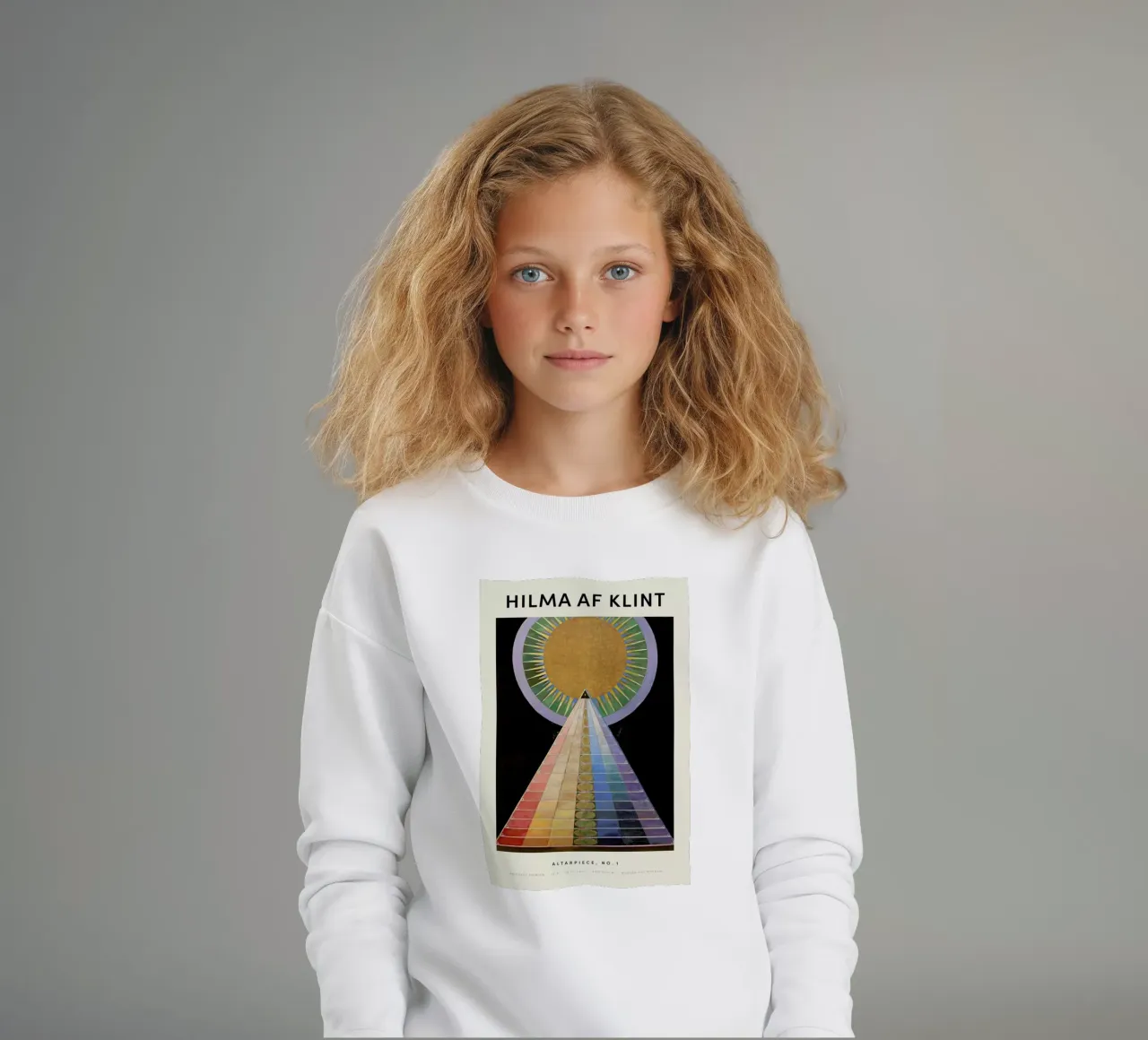 Hilma af Klint - Altarpiece, No. 1 felpa bambino da Vintage by JUNIQE