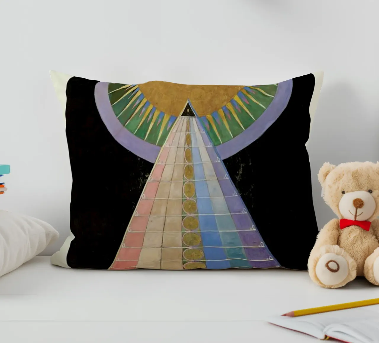 Hilma af Klint - Altarpiece, No. 1 cuscino da Vintage by JUNIQE