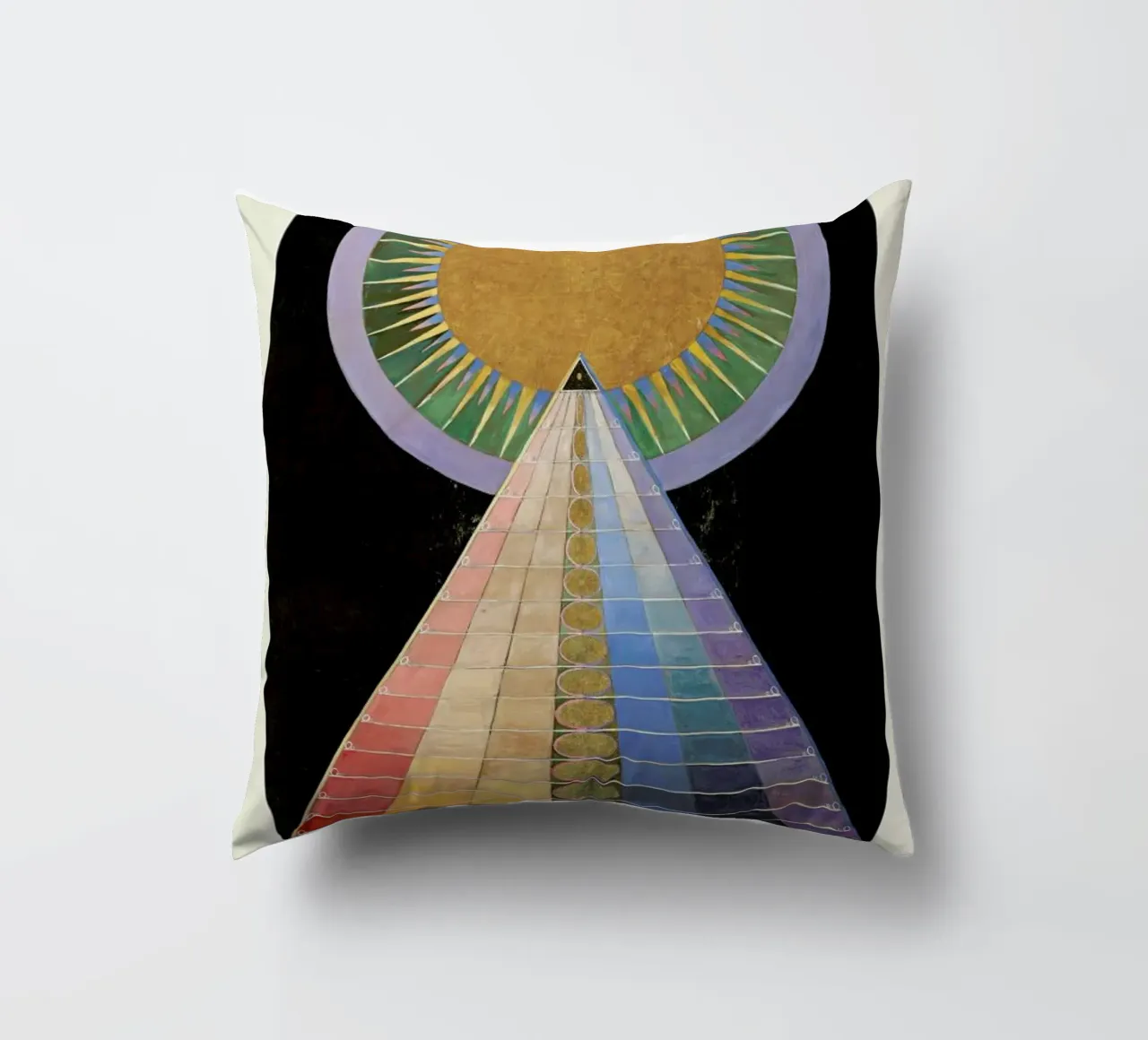 Hilma af Klint - Altarpiece, No. 1 decorative cushion by Vintage by JUNIQE