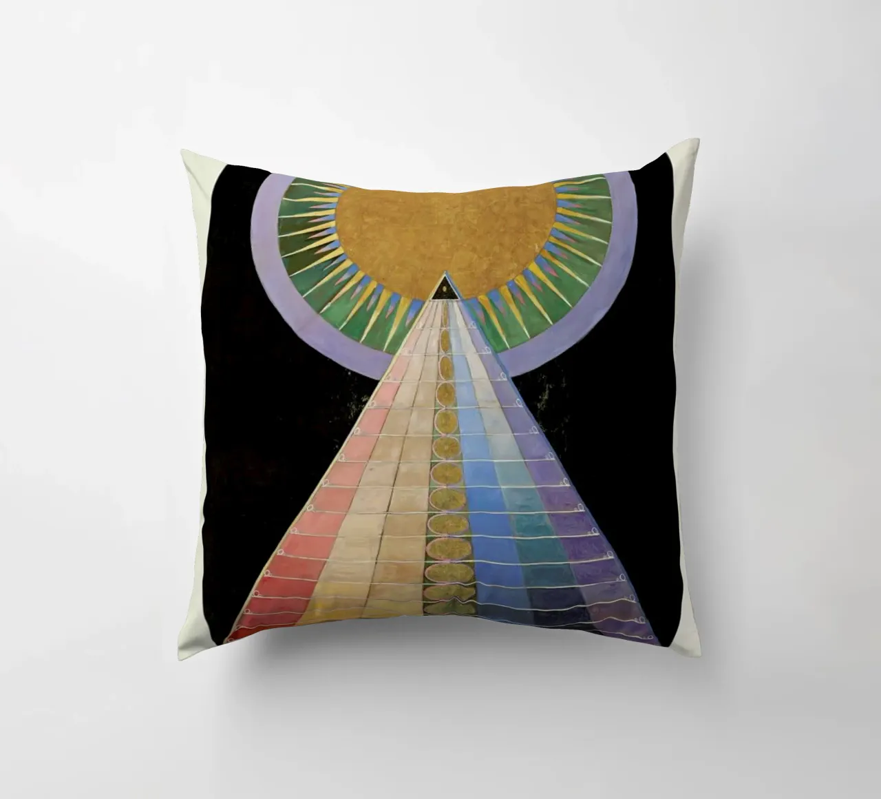 Hilma af Klint - Altarpiece, No. 1 decorative cushion by Vintage by JUNIQE