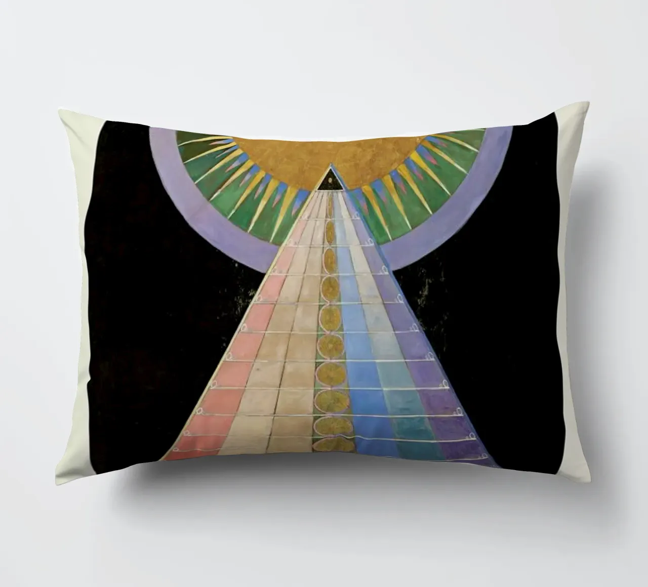 Hilma af Klint - Altarpiece, No. 1 decorative cushion by Vintage by JUNIQE