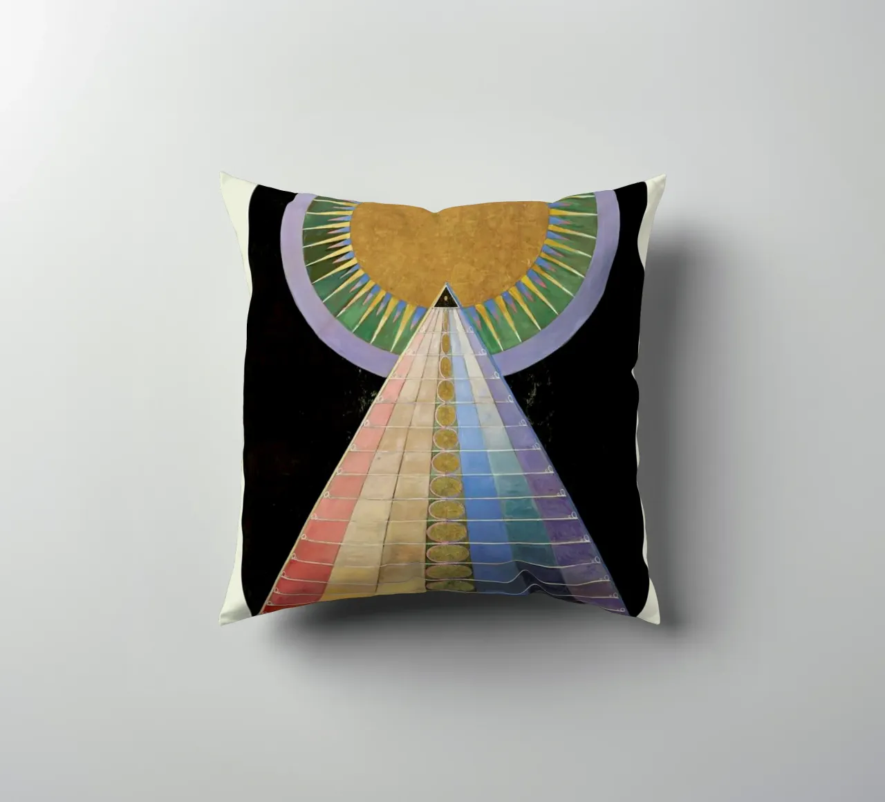 Hilma af Klint - Altarpiece, No. 1 decorative cushion by Vintage by JUNIQE