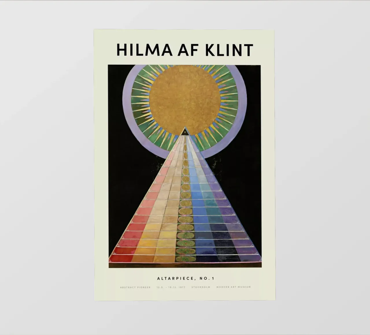 Hilma af Klint - Altarpiece, No. 1 pellicola backlit da Vintage by JUNIQE