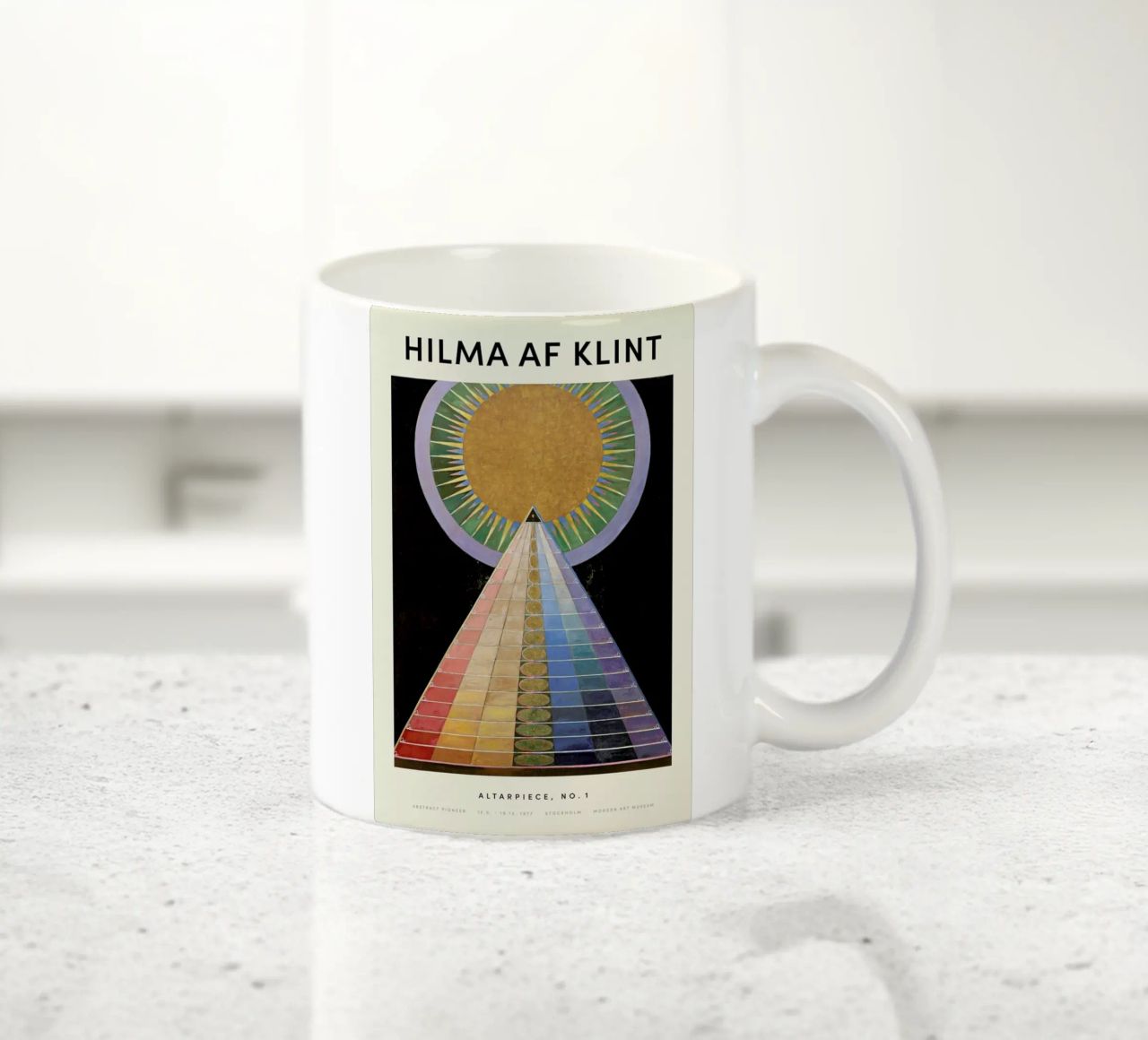 Hilma af Klint - Altarpiece, No. 1 tazza in ceramica da Vintage by JUNIQE