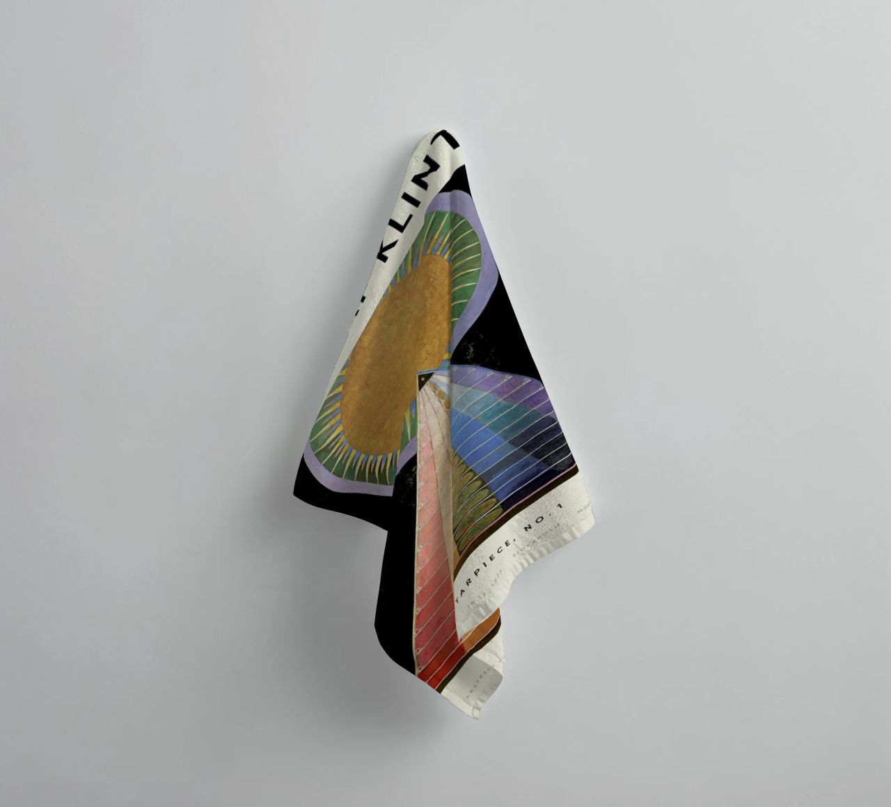 Hilma af Klint - Altarpiece, No. 1 asciugamano da bagno da Vintage by JUNIQE