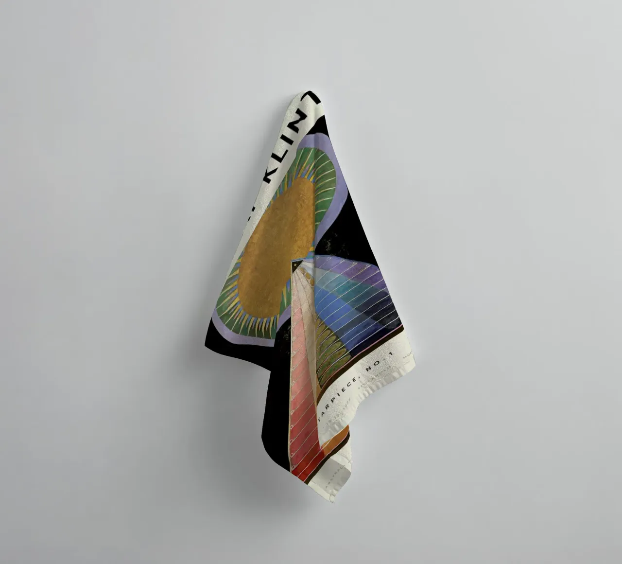 Hilma af Klint - Altarpiece, No. 1 toalla de baño de Vintage by JUNIQE