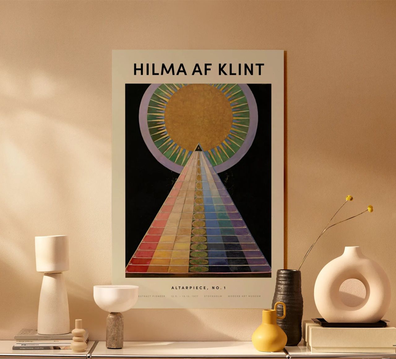 Hilma af Klint - Altarpiece, No. 1 plexiglass da Vintage by JUNIQE