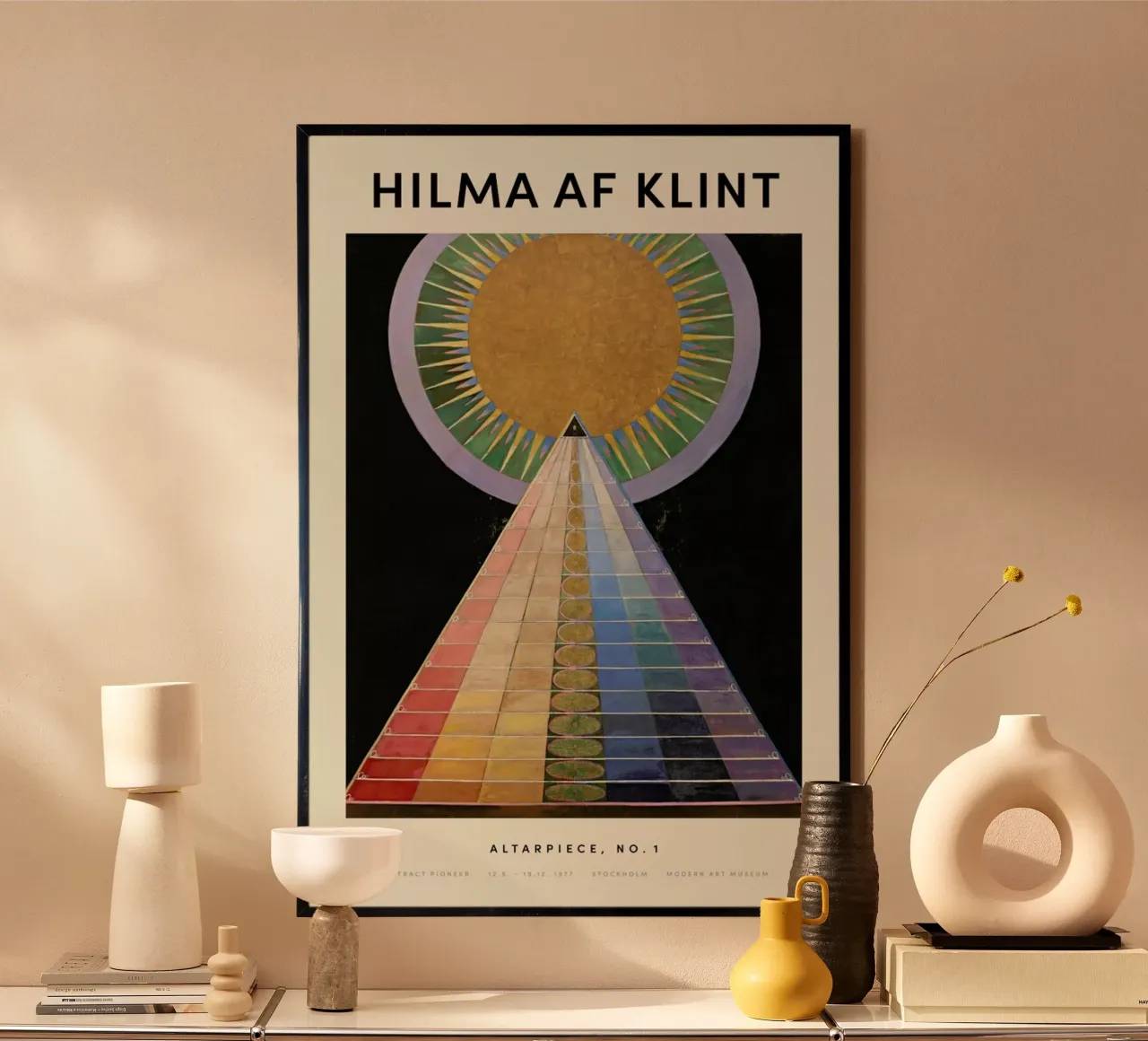 Hilma af Klint - Altarpiece, No. 1 carta hahnemühle da Vintage by JUNIQE