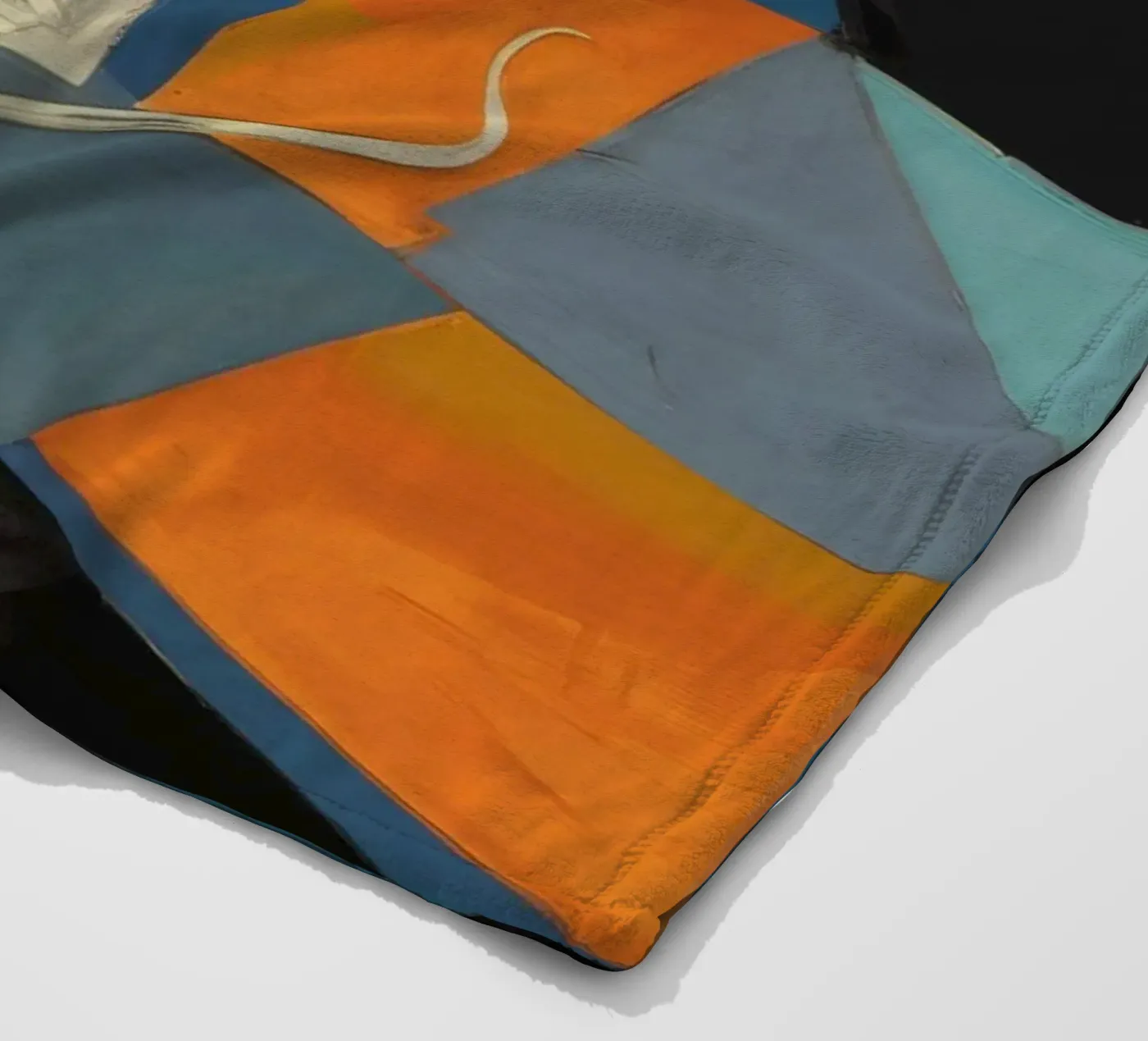 Contemplazione astratta coperta in pile da Crimson Whisper