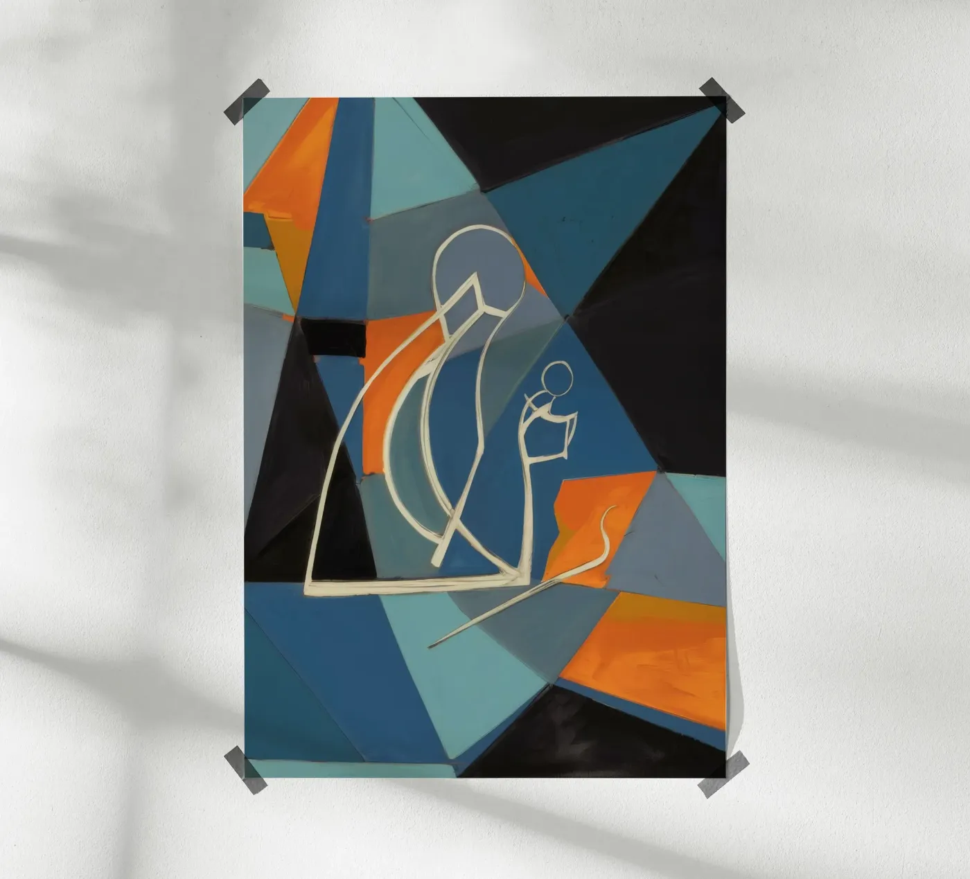 Abstract Contemplation poster by Crimson Whisper
