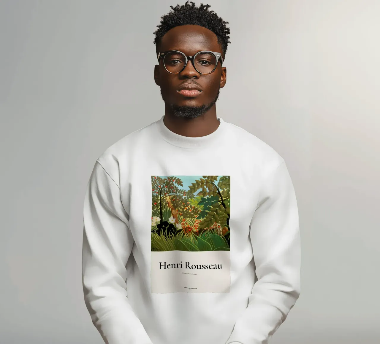 Rousseau - Exotic Landscape felpa da ARTOTHEK