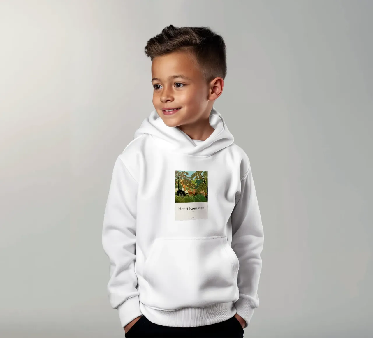 Rousseau - Exotic Landscape kids hoodie by ARTOTHEK
