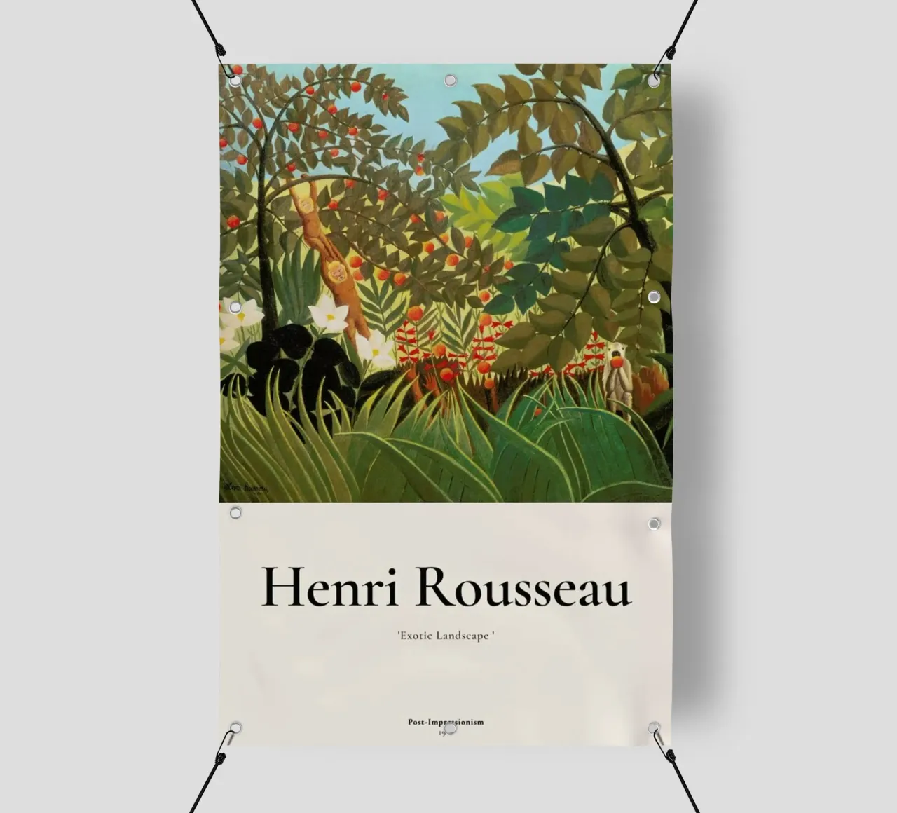 Rousseau - Exotic Landscape telo in pvc da ARTOTHEK