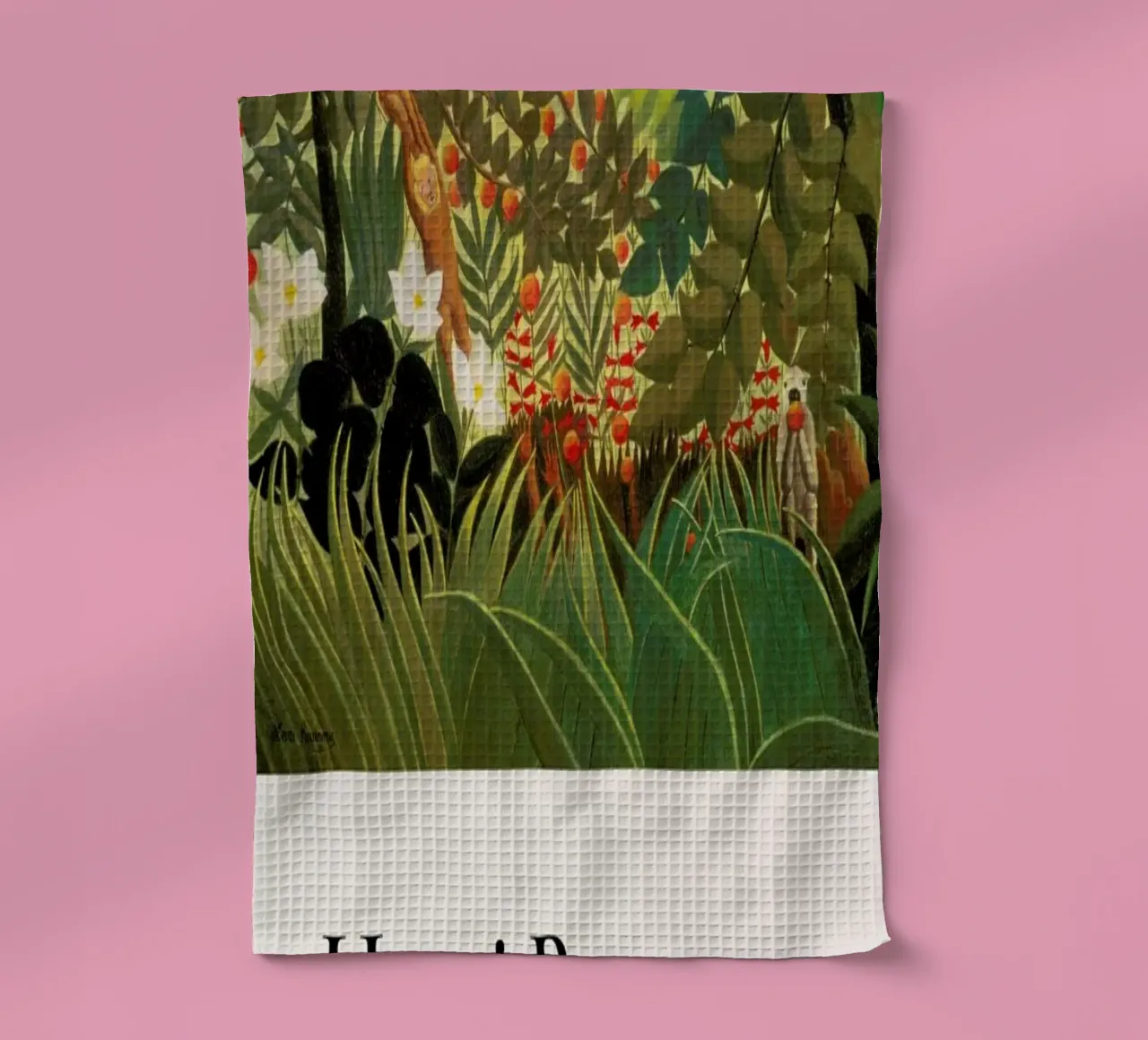 Rousseau - Exotic Landscape tea towel by ARTOTHEK