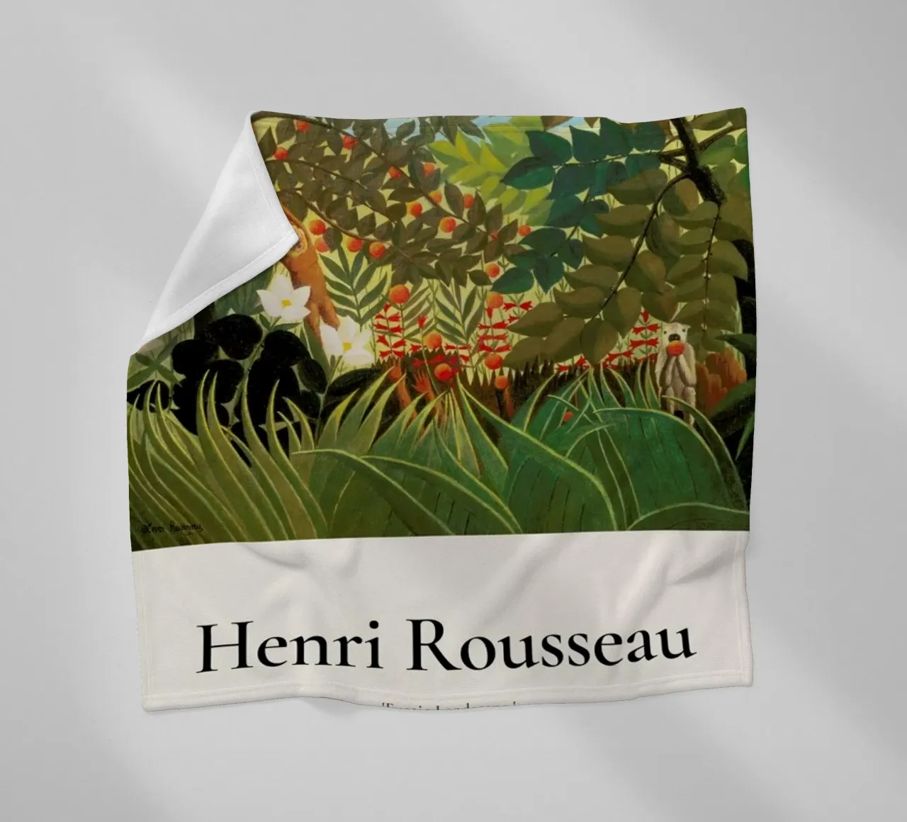 Rousseau - Exotic Landscape coperta in pile da ARTOTHEK