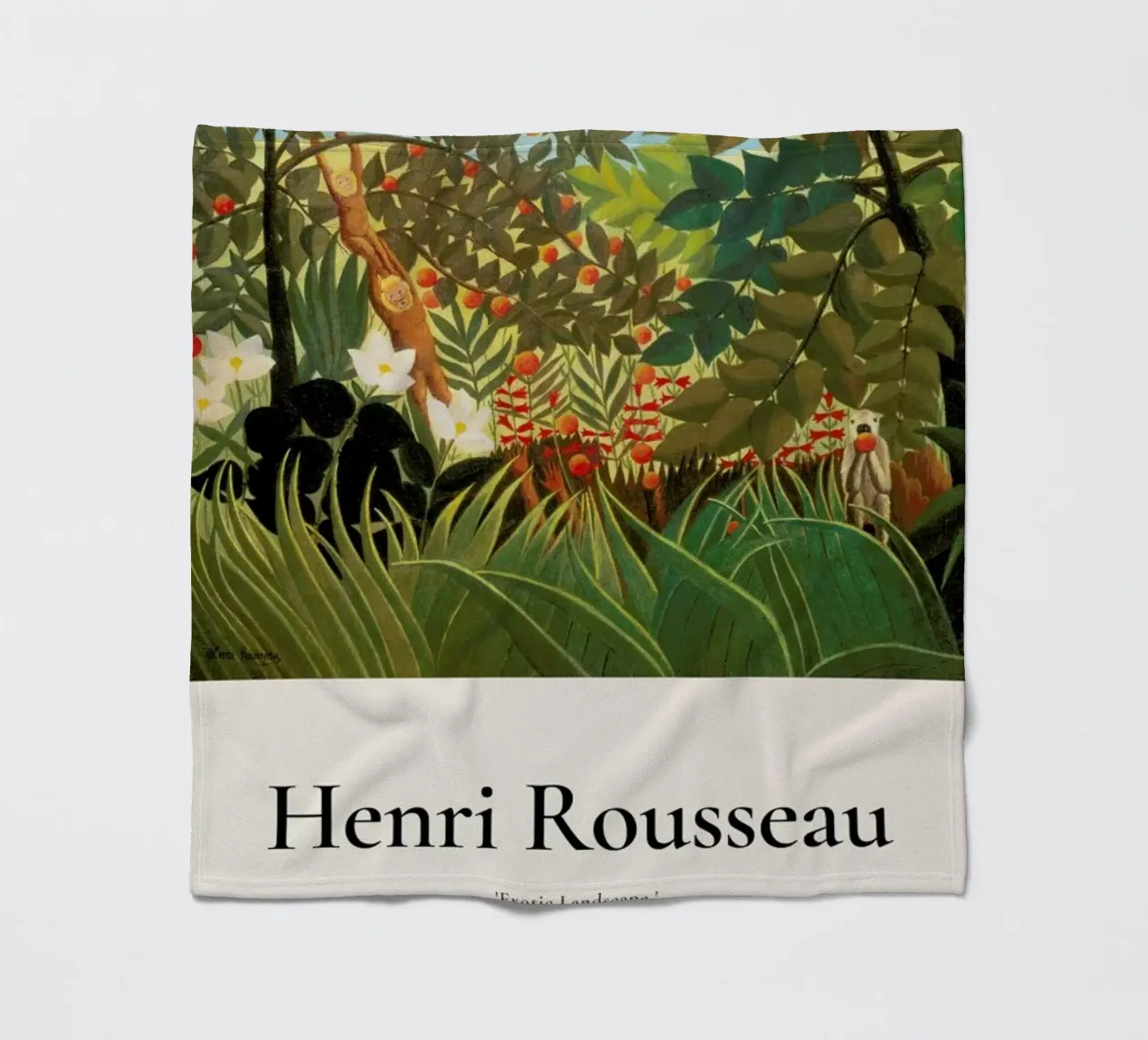 Rousseau - Exotic Landscape coperta in pile da ARTOTHEK