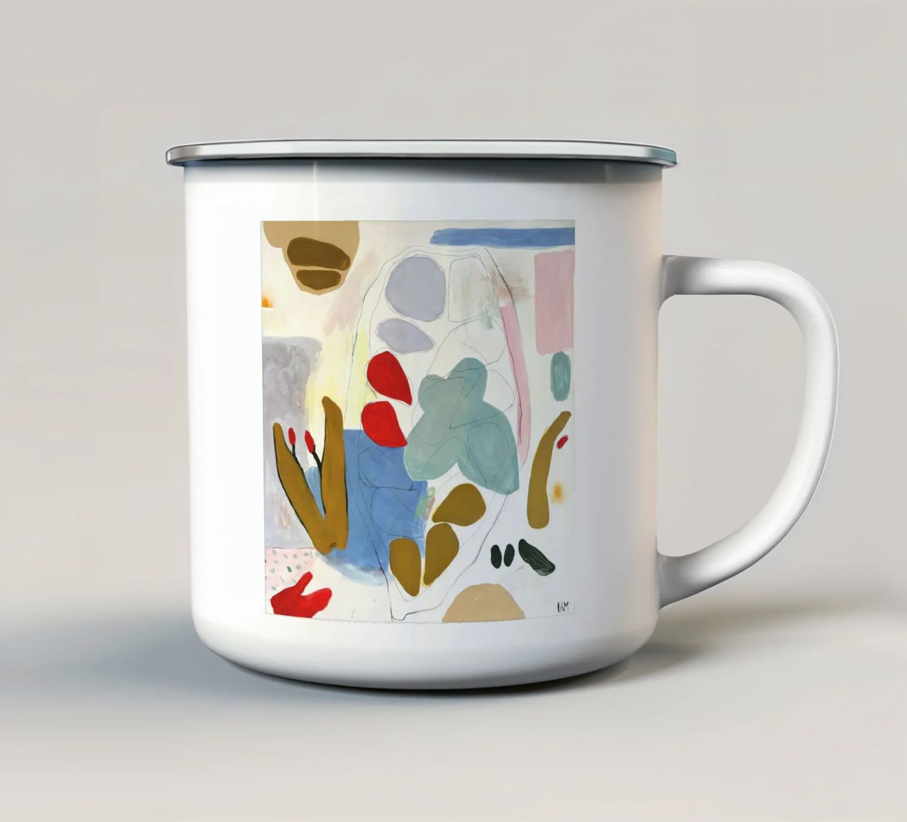 Cocoa tazza in smalto da Silvaya