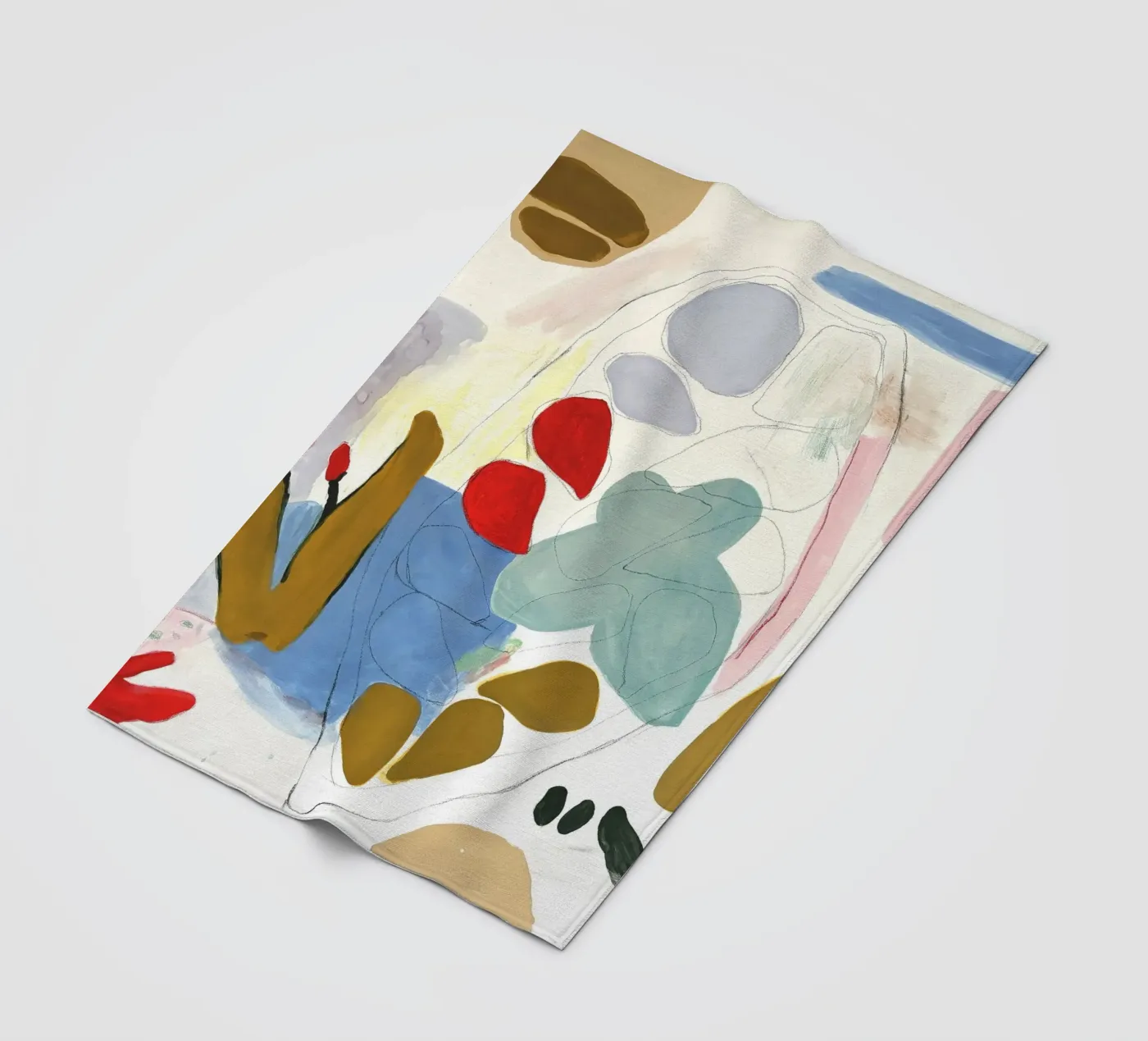 Cocoa Fleecedecke von Silvaya