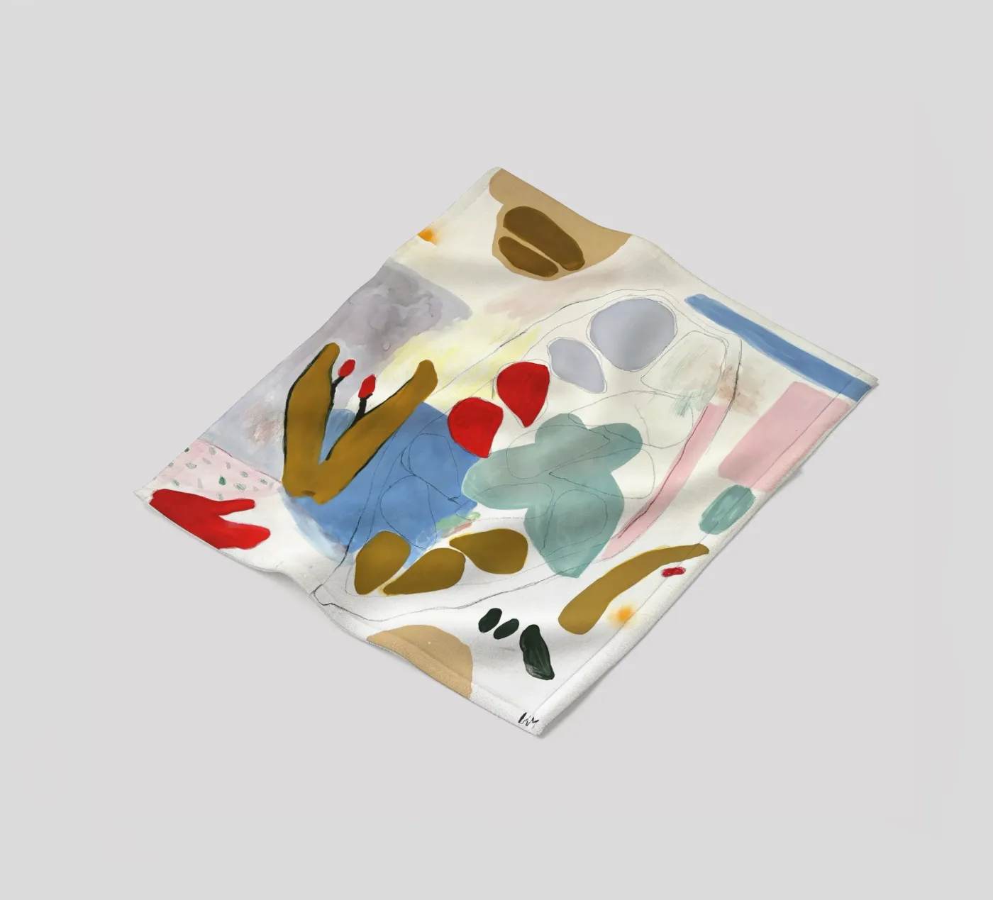 Cocoa Fleecedecke von Silvaya