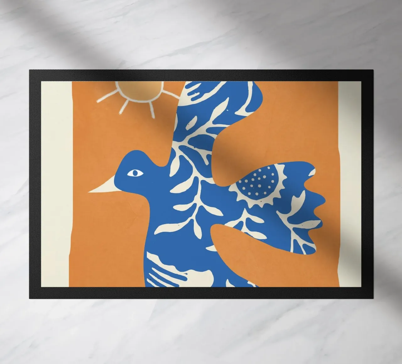 Abstract Flight 1 doormat by Flow Line