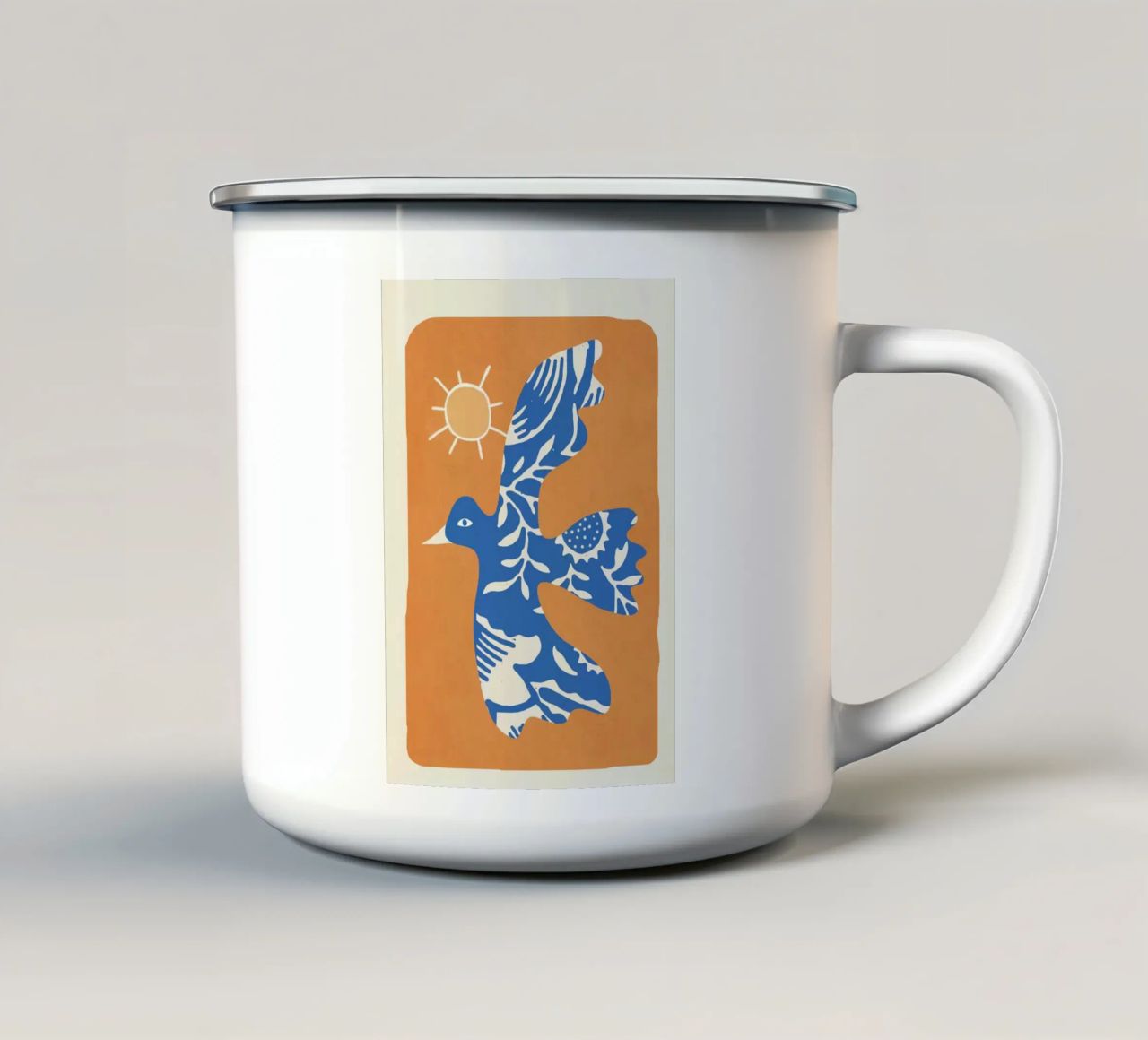 Abstract Flight 1 tazza in smalto da Flow Line