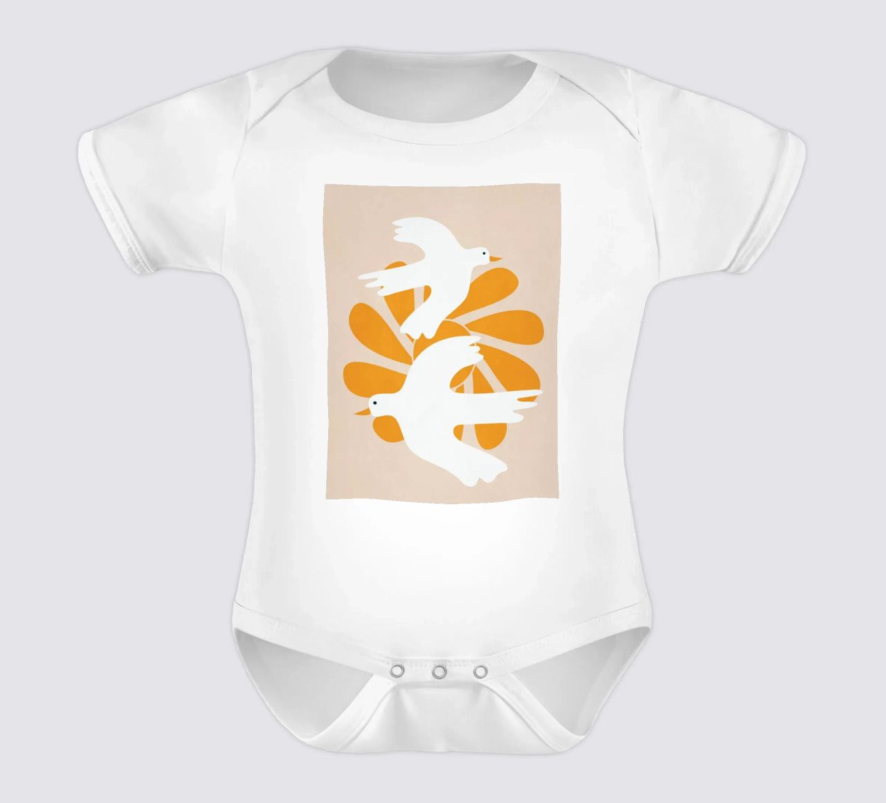 Abstract Flight 2 body neonato maniche corte da Flow Line
