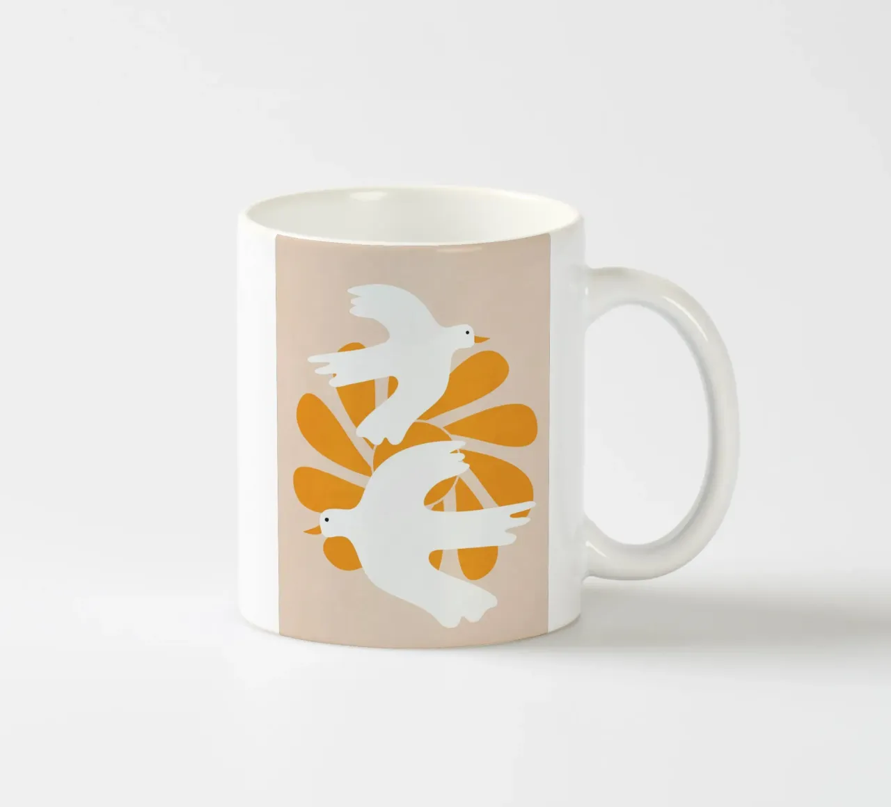 Abstract Flight 2 Keramik Tasse von Flow Line
