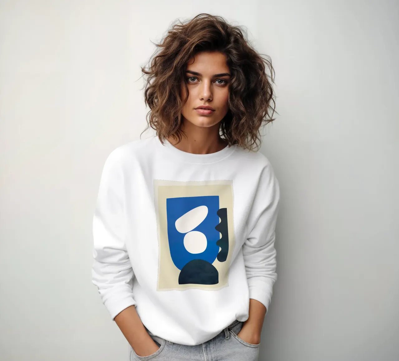 Abstract Geometry 2 Sweatshirt von Flow Line