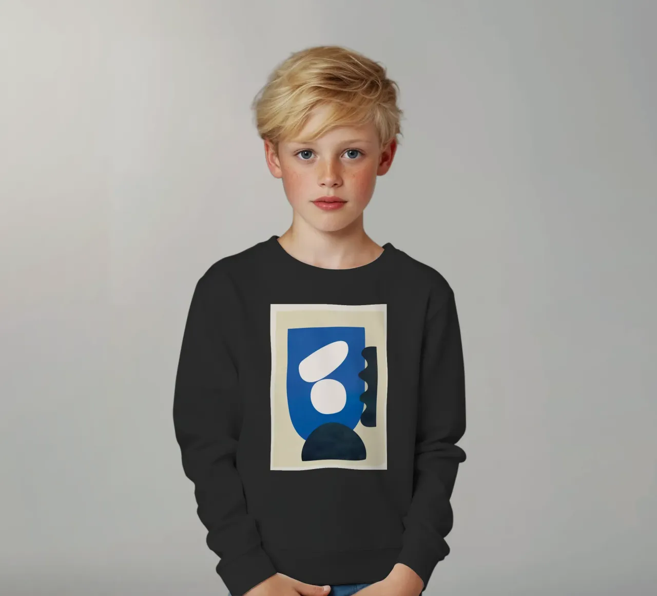 Abstract Geometry 2 felpa bambino da Flow Line