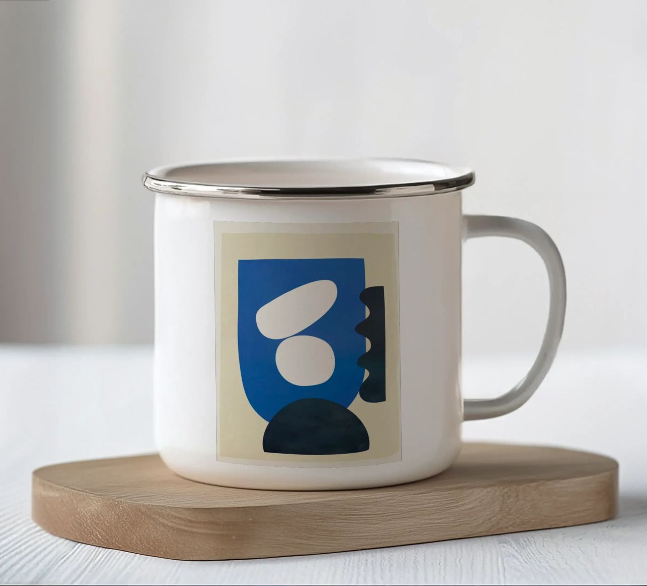 Abstract Geometry 2 tazza in smalto da Flow Line
