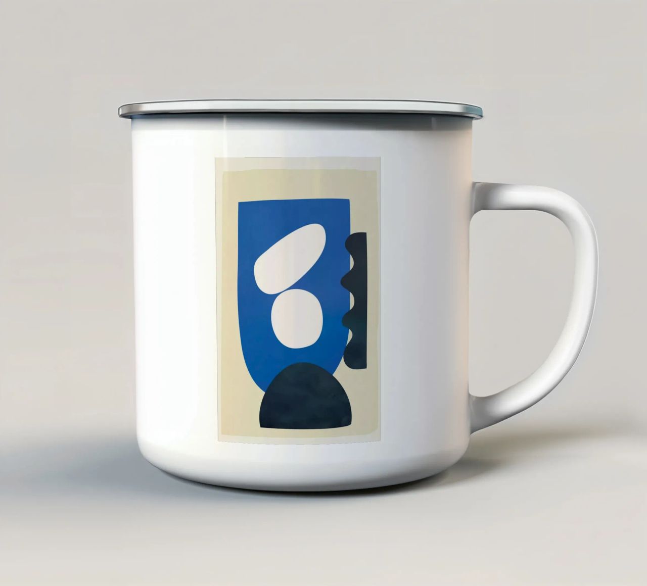 Abstract Geometry 2 tazza in smalto da Flow Line