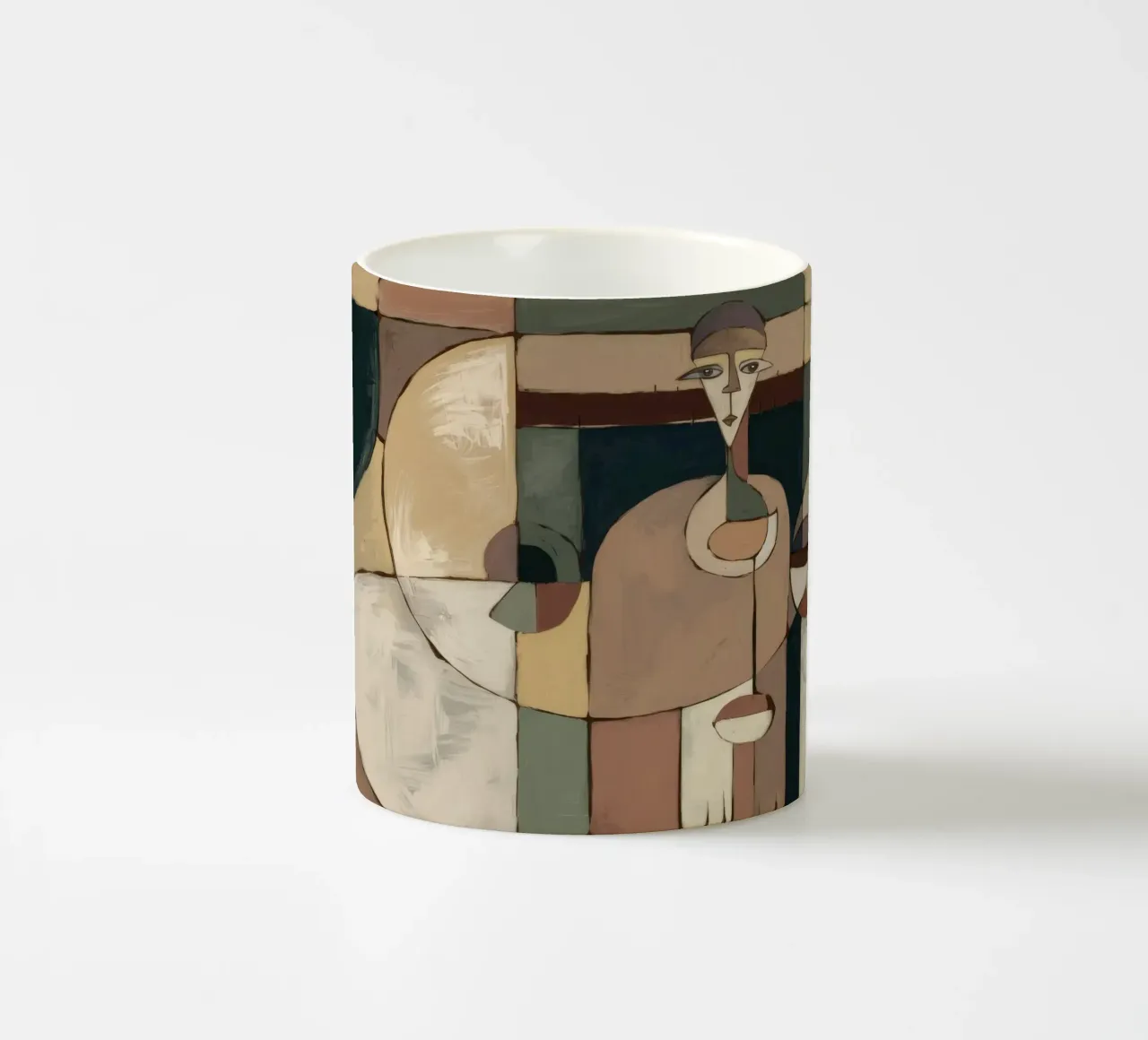 Contemplazione serena tazza in ceramica da Crimson Whisper