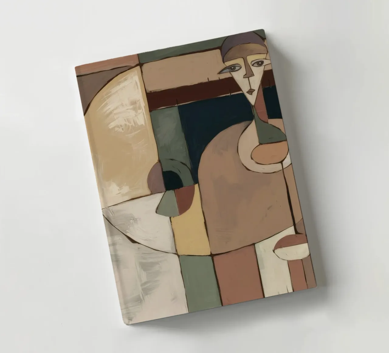 Serene Contemplation notebook by Crimson Whisper