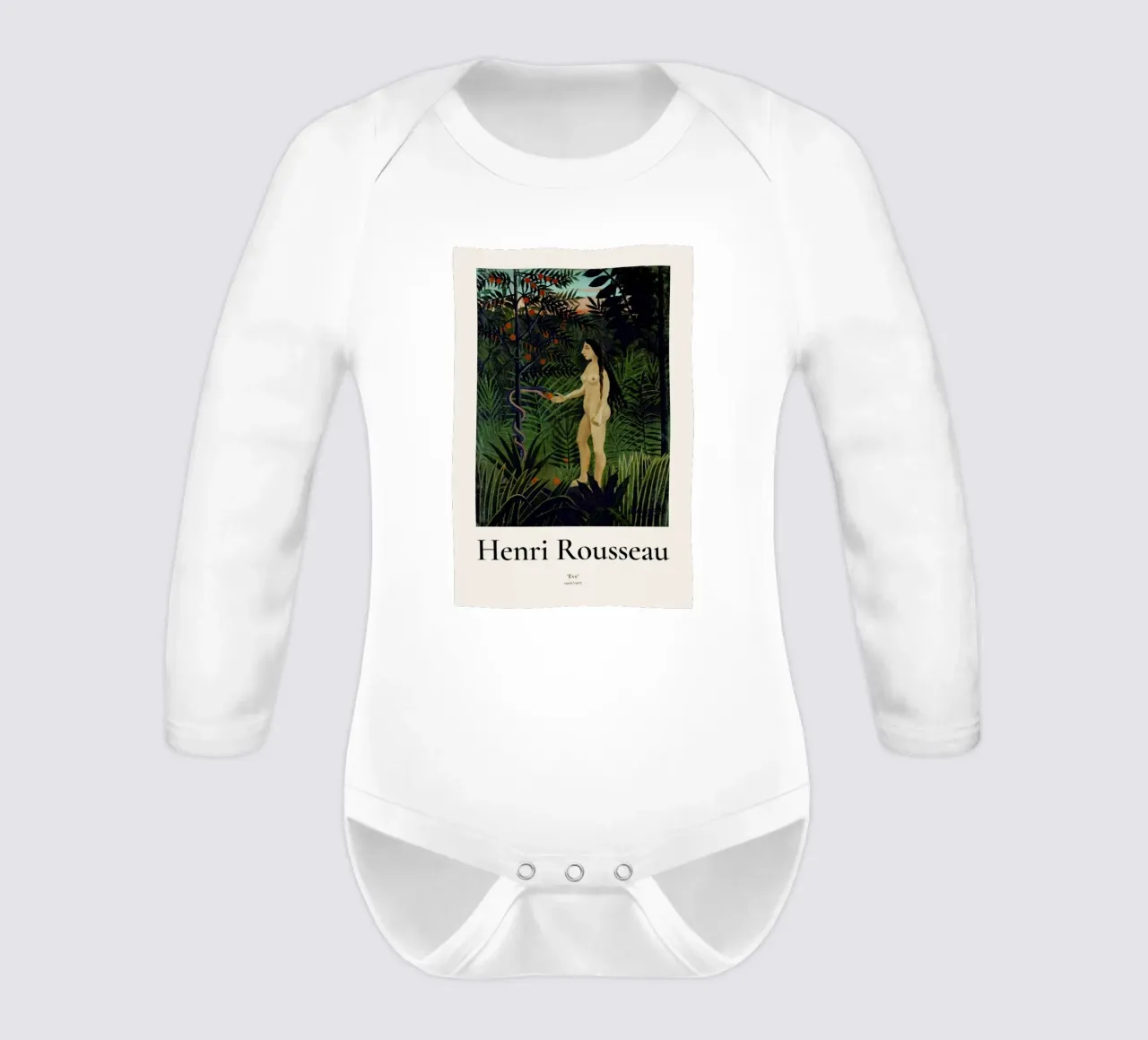 Rousseau - Eve long-sleeve baby romper by ARTOTHEK