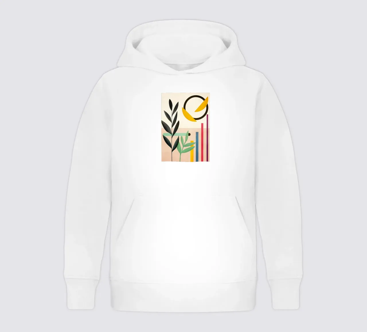 Abstract Geometry 4 felpa bambino con cappuccio da Flow Line