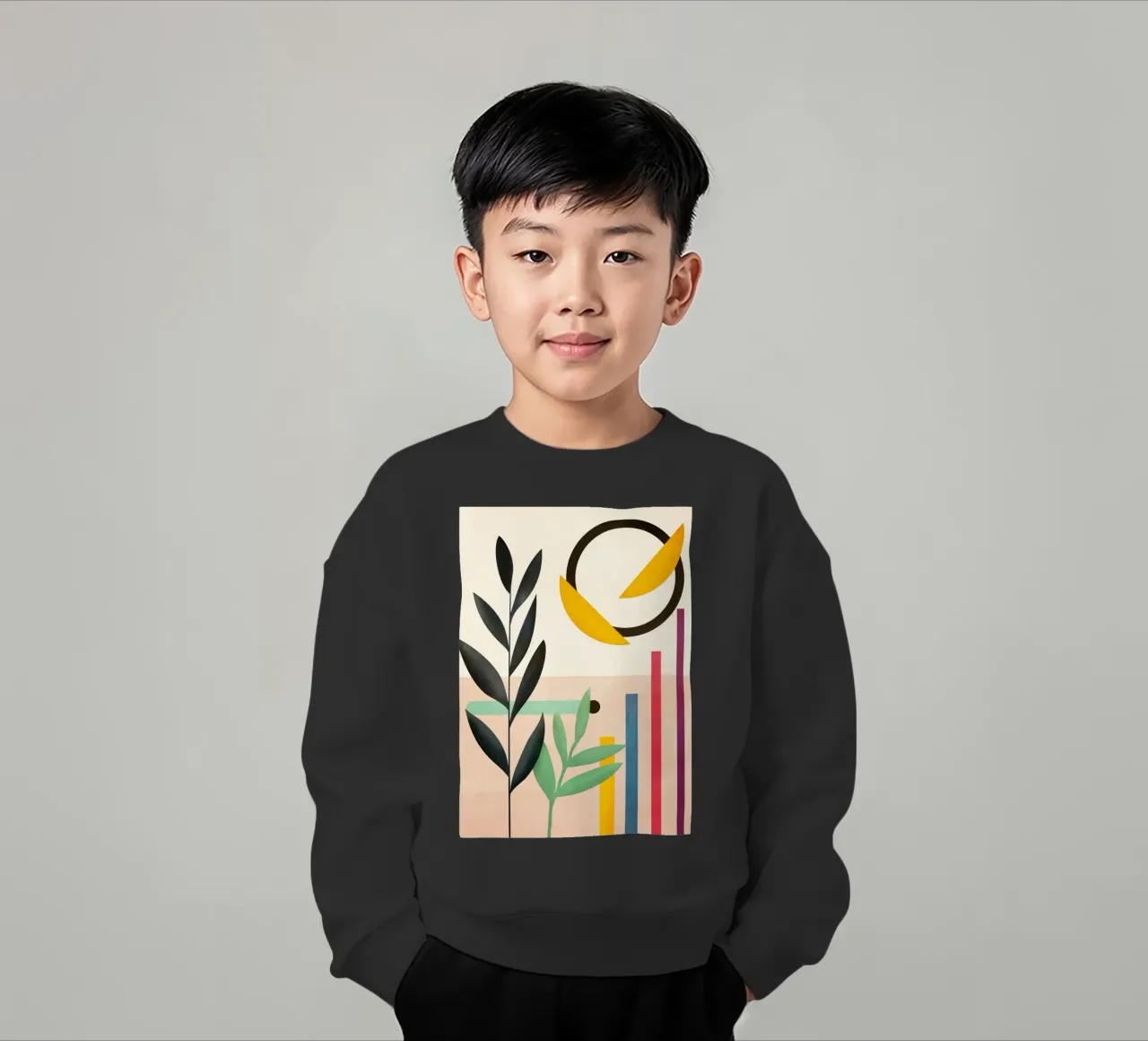 Abstract Geometry 4 felpa bambino da Flow Line