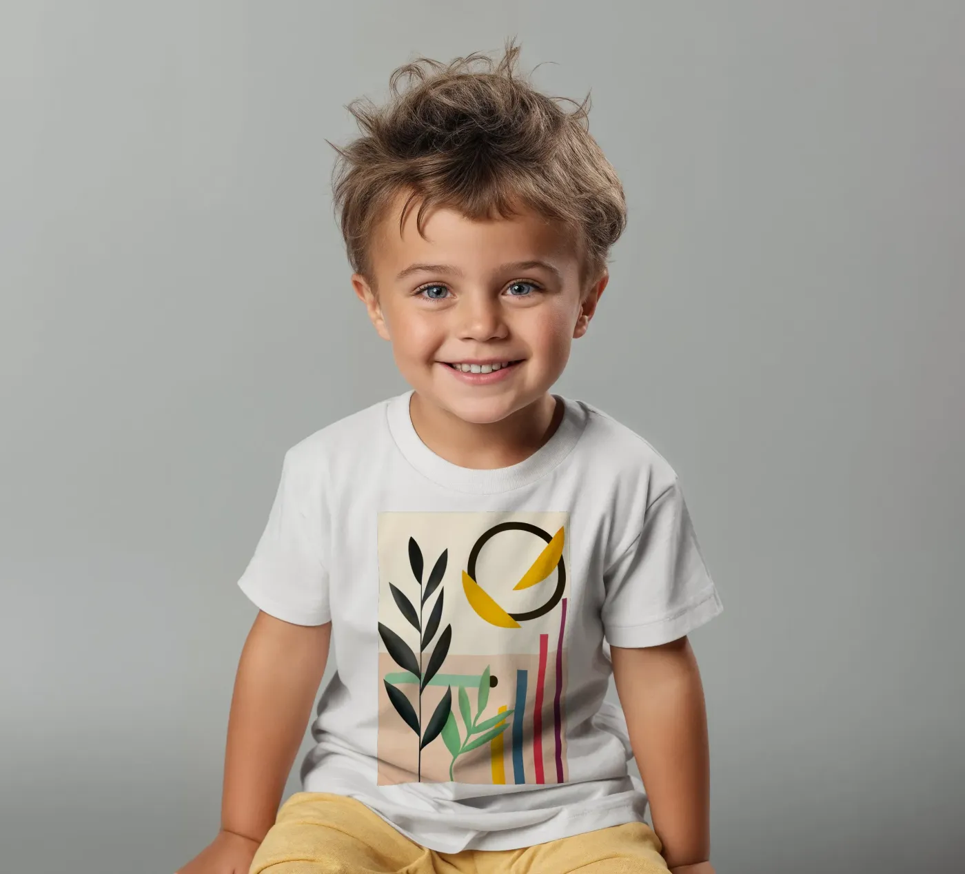 Abstract Geometry 4 t-shirt bambini da Flow Line