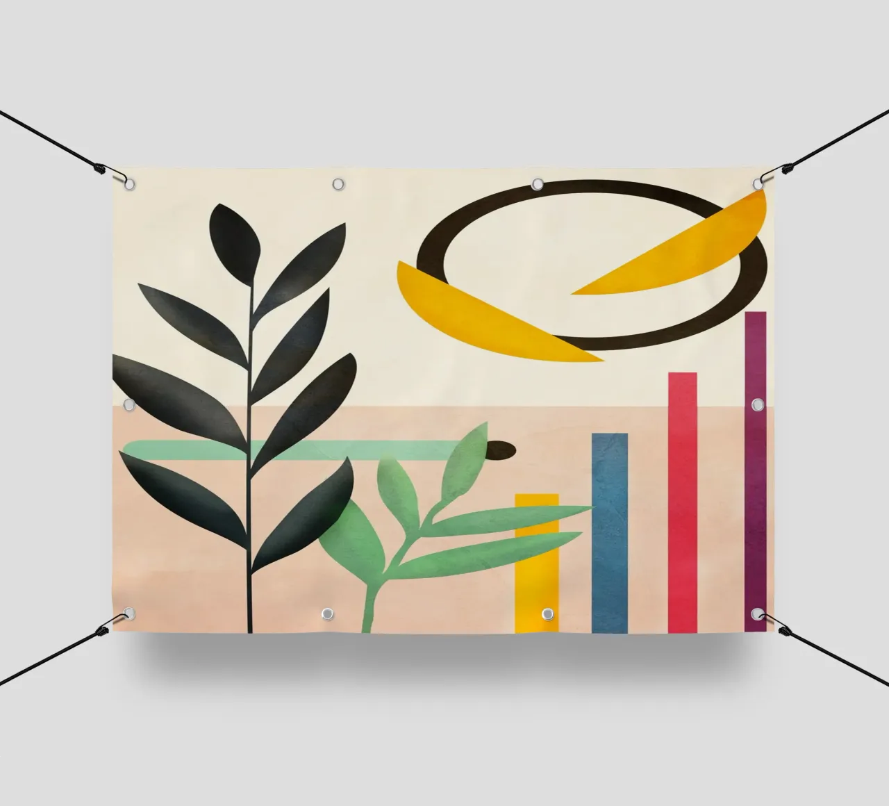 Abstract Geometry 4 telo in pvc da Flow Line