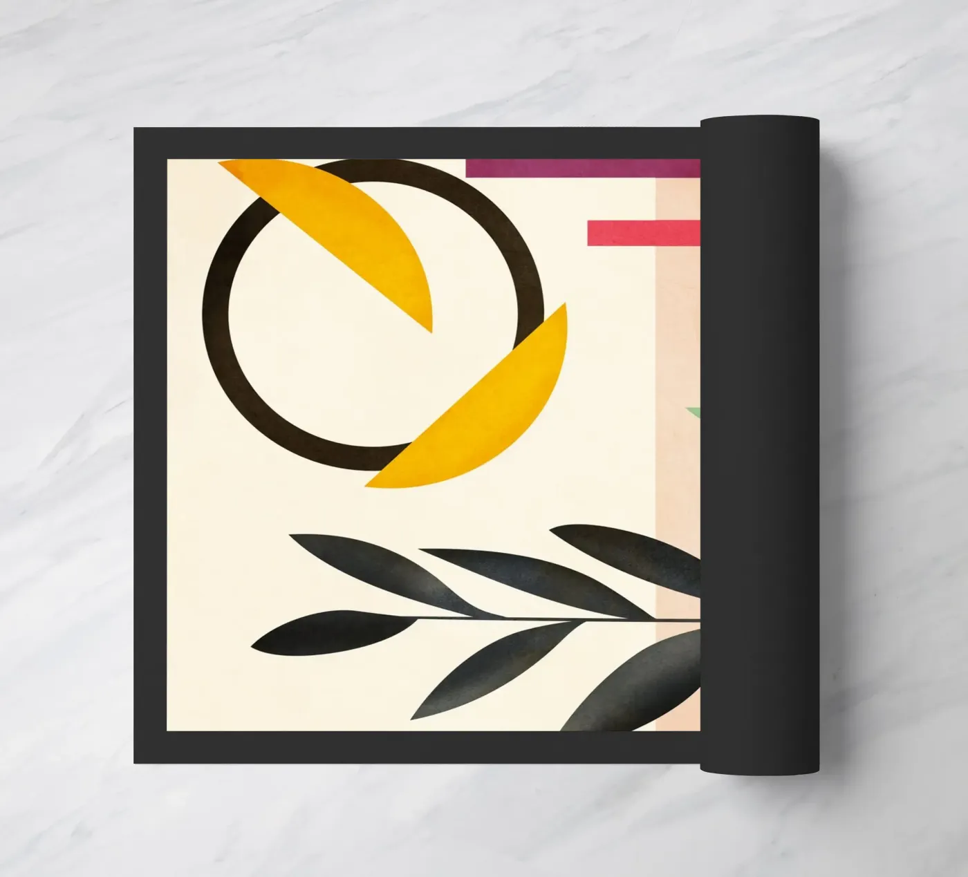 Abstract Geometry 4 Fußmatte von Flow Line