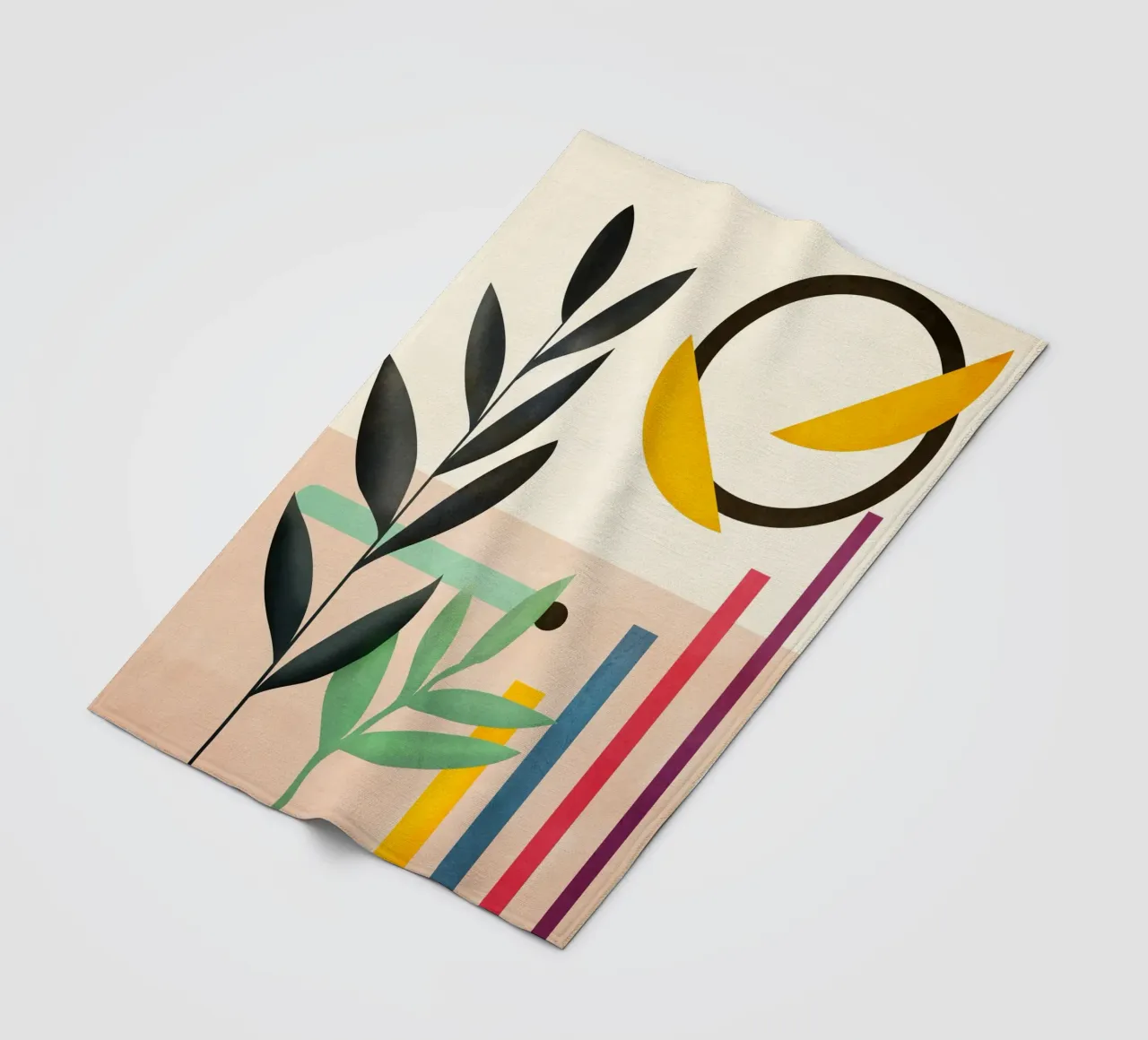 Abstract Geometry 4 coperta in pile da Flow Line