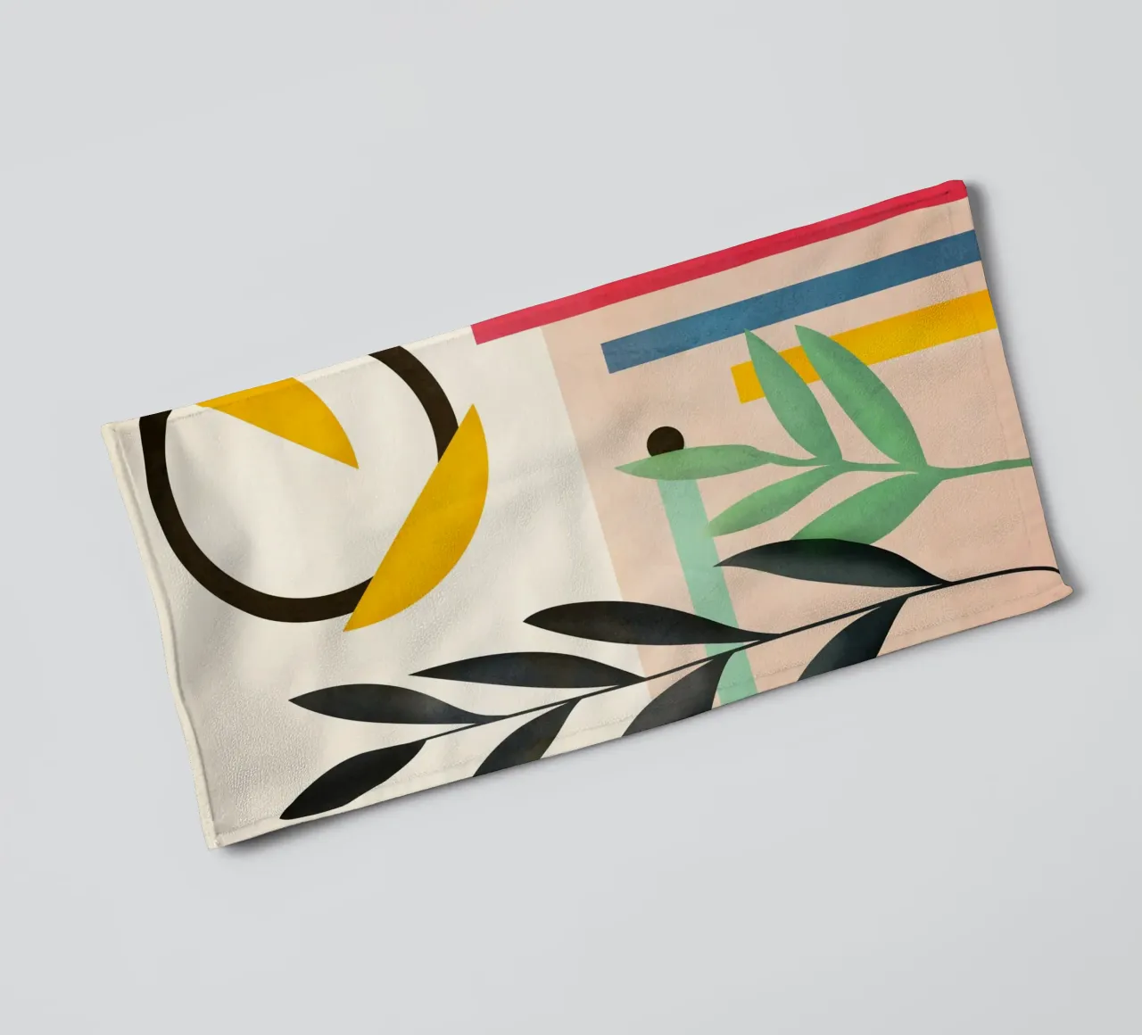 Abstract Geometry 4 asciugamano da bagno da Flow Line