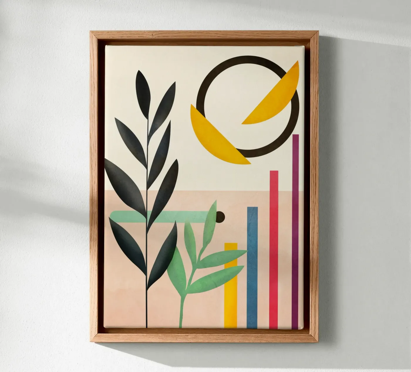 Abstract Geometry 4 canvas by Flow Line