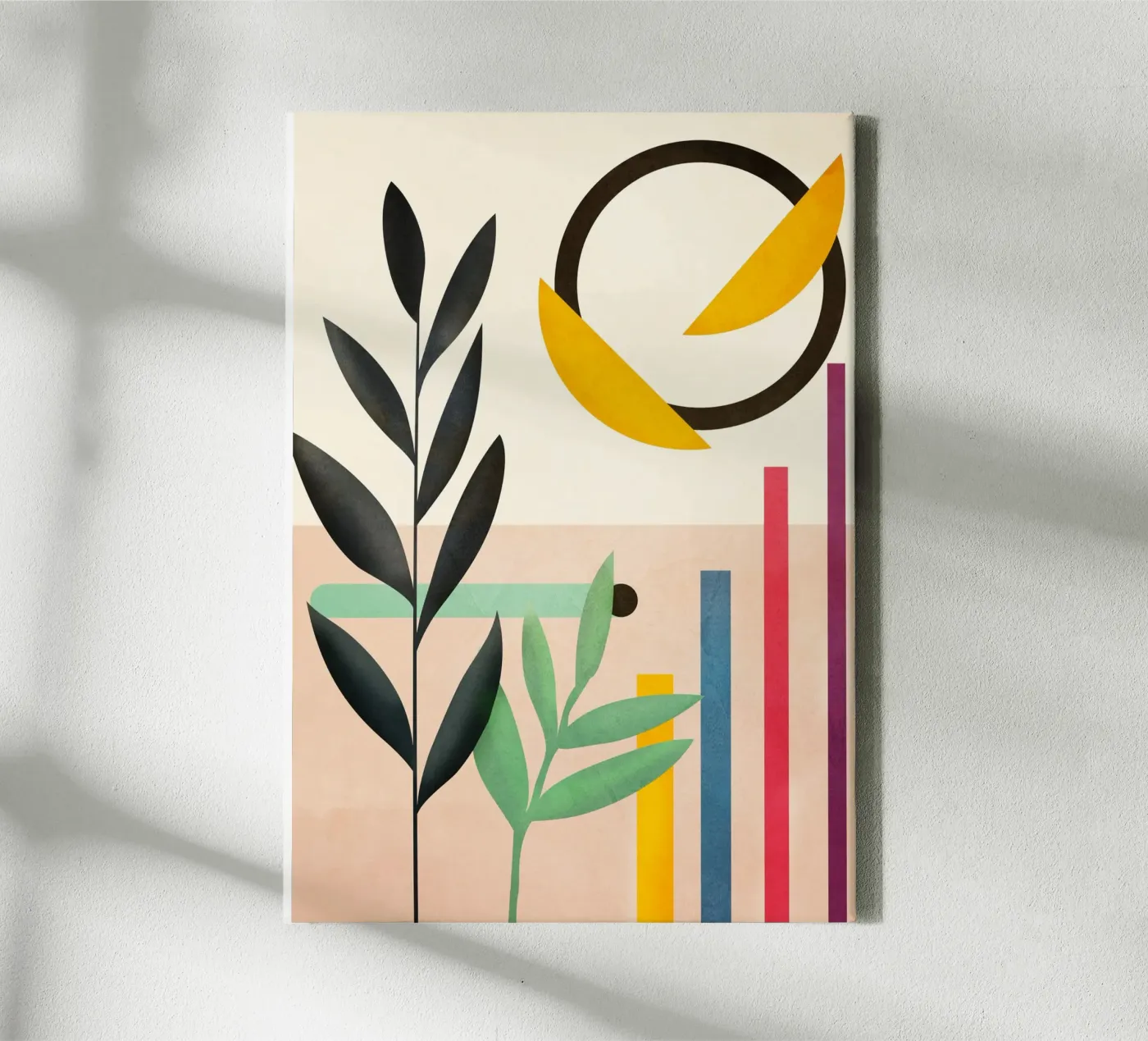 Abstract Geometry 4 canvas by Flow Line