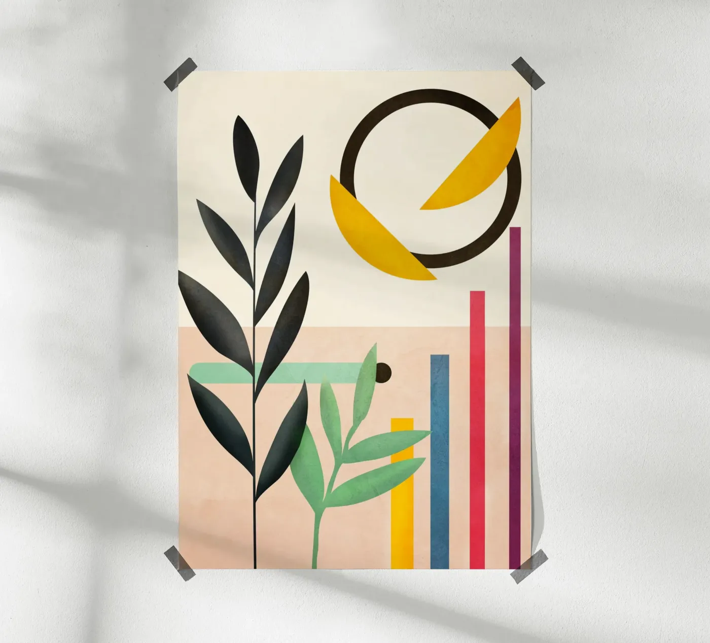 Abstract Geometry 4 poster van Flow Line