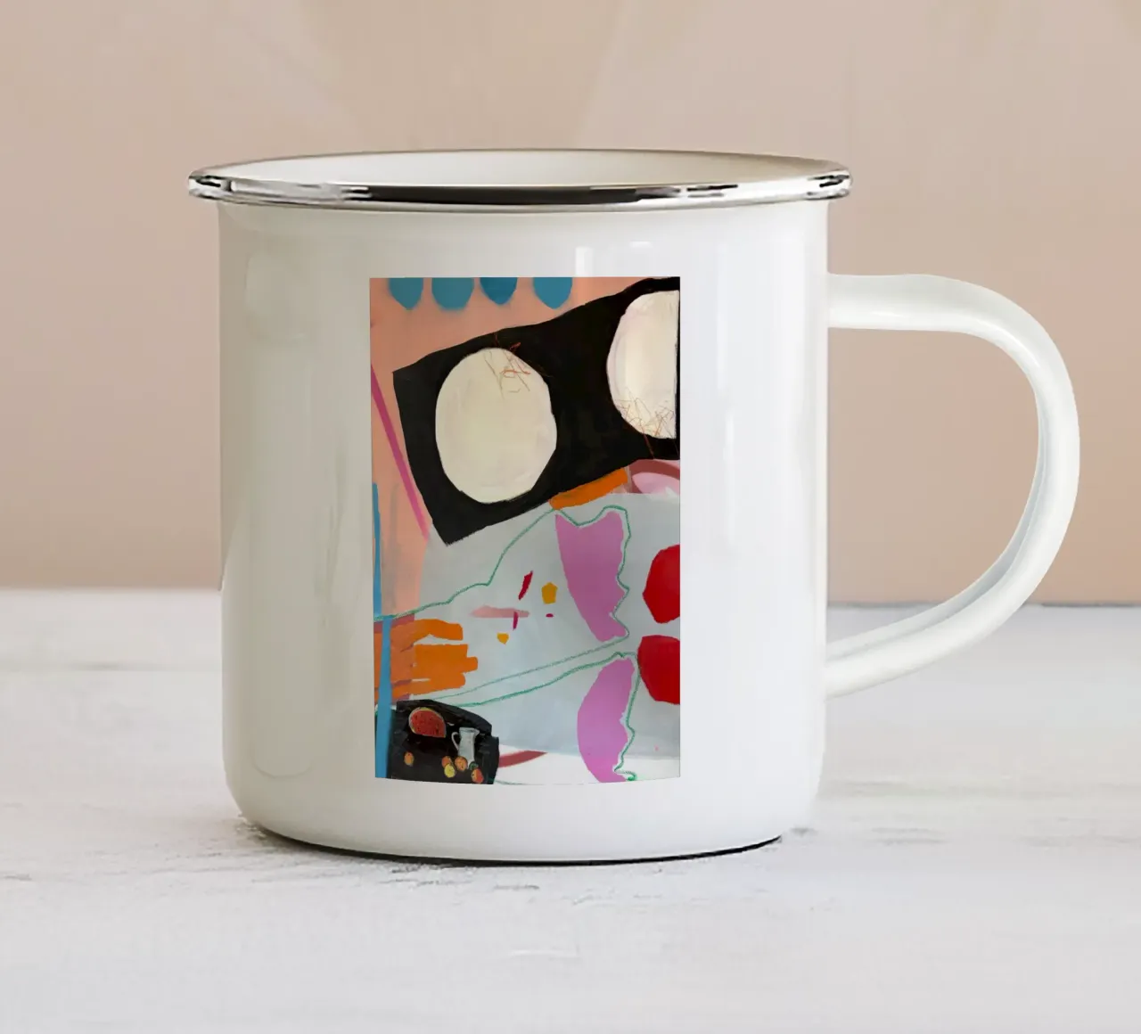 Slow morning tazza in smalto da Silvaya